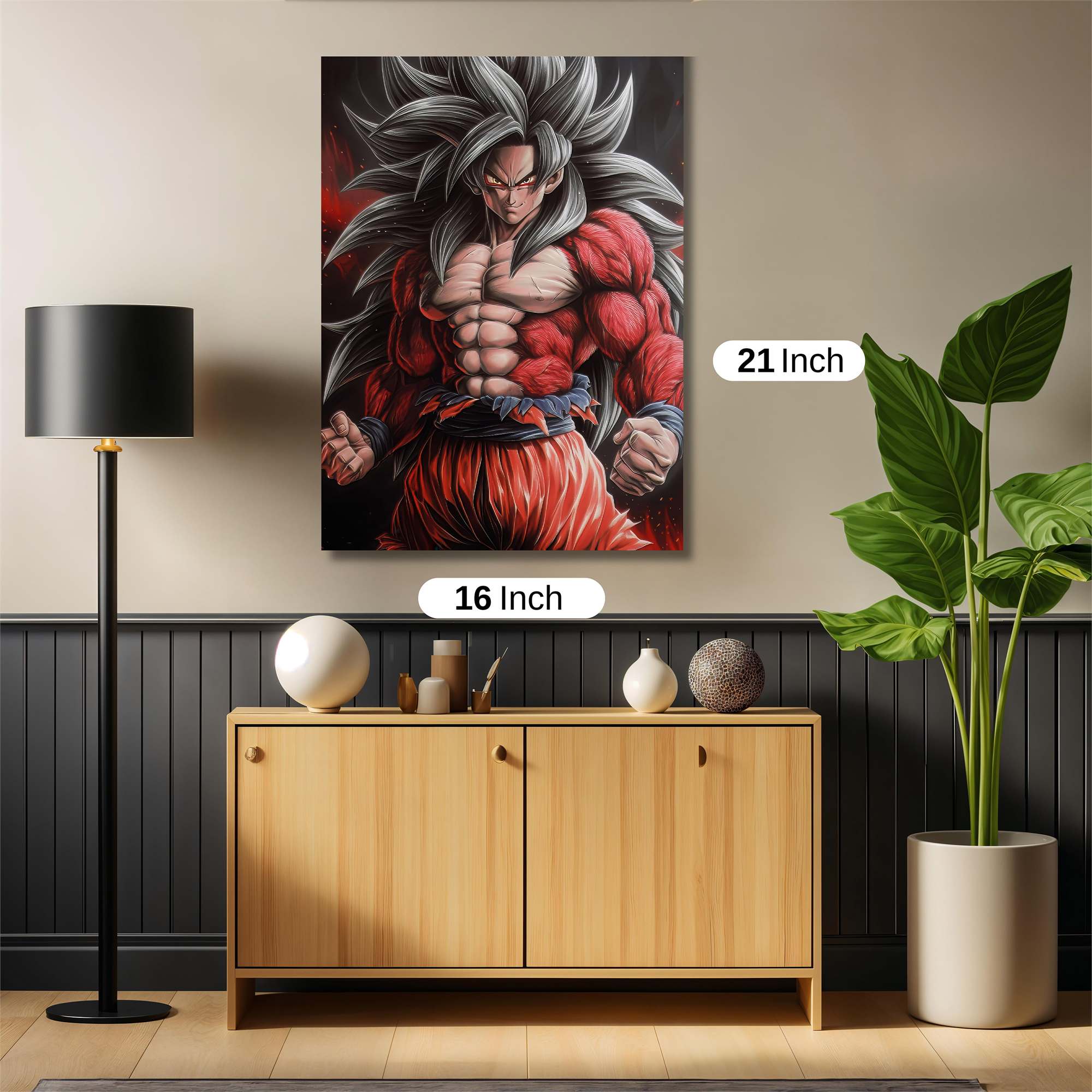 Goku Ferocity Safe Wall Magnetic / M