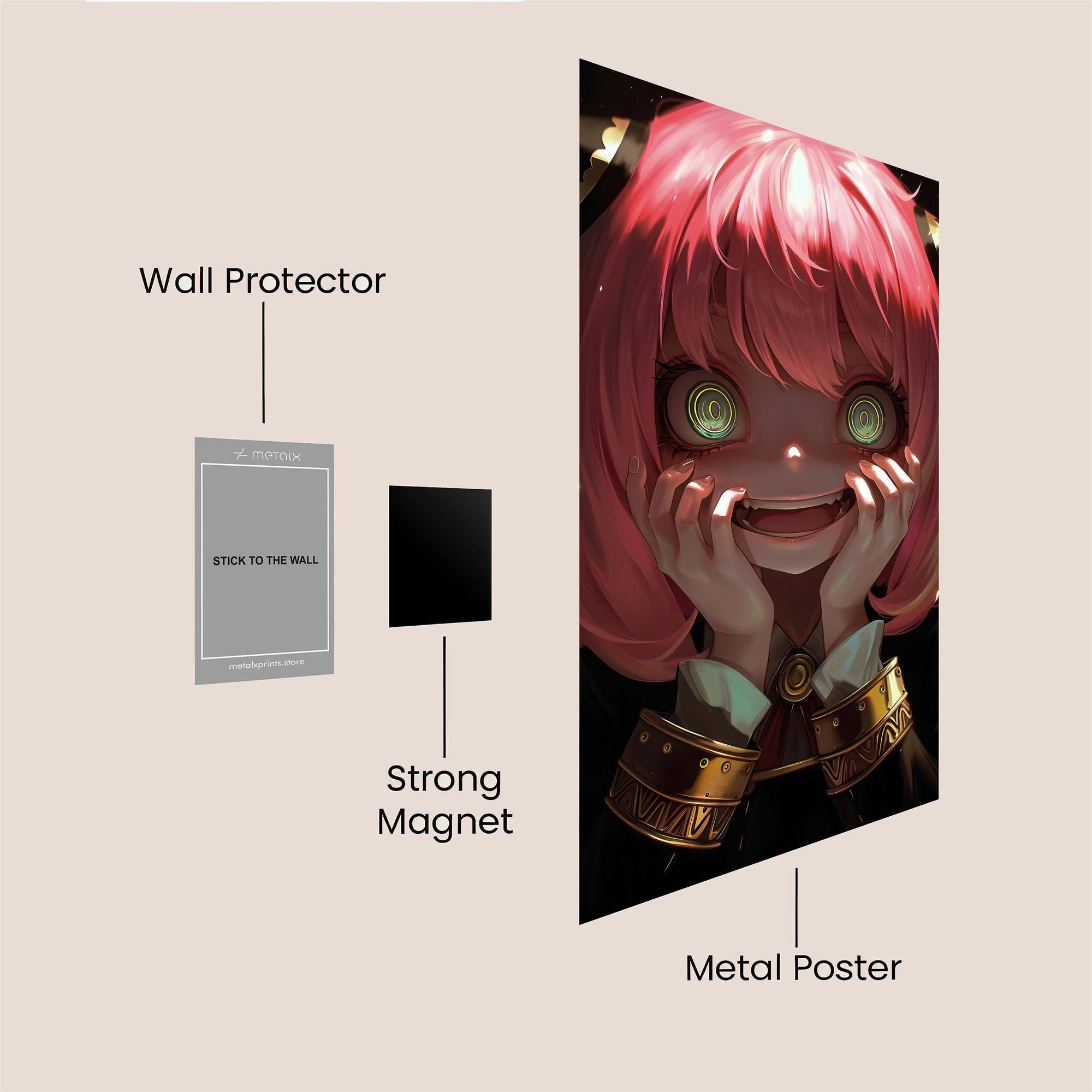 Hypnotic Gaze Safe Wall Magnetic / M