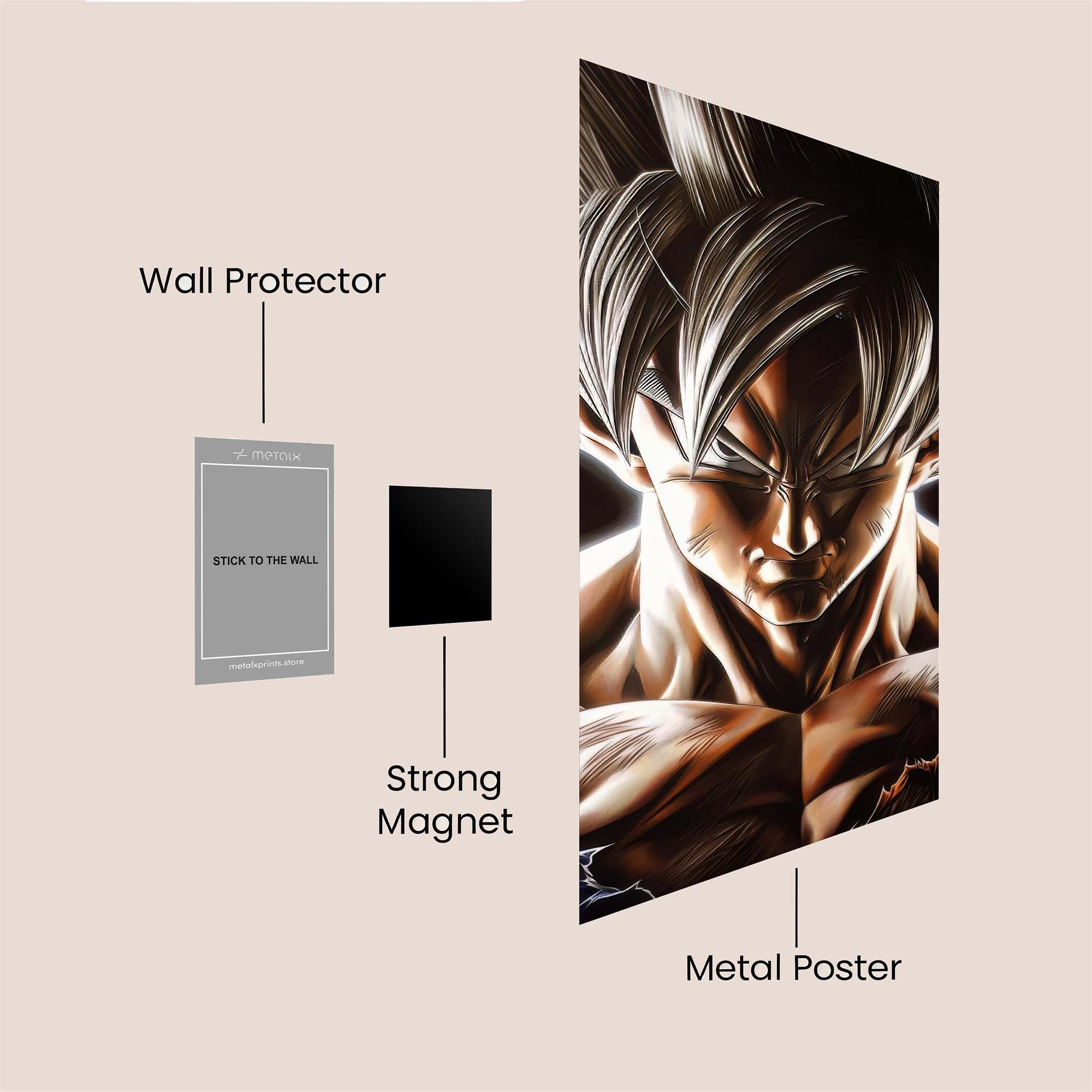 Goku Intense Safe Wall Magnetic / M