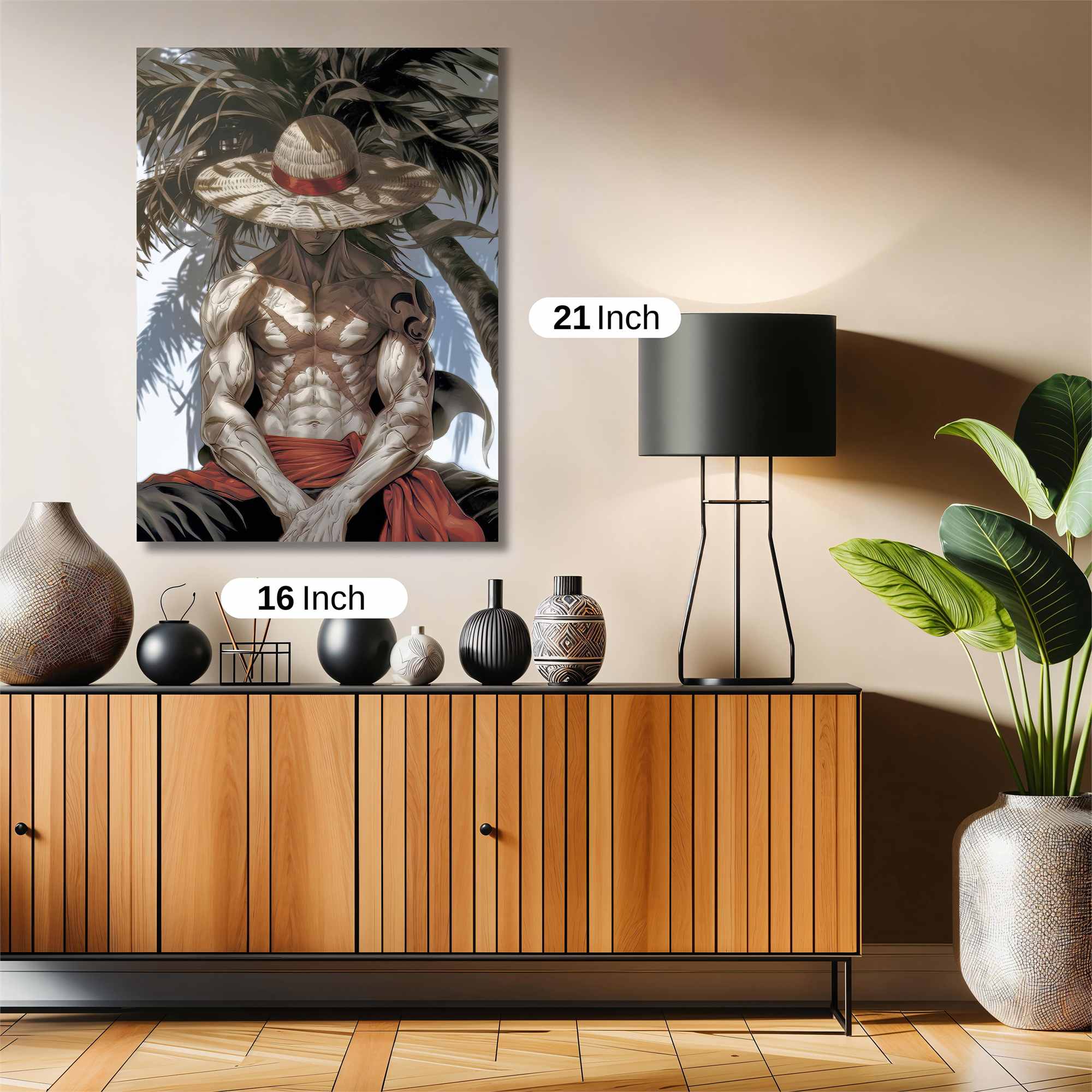 Luffy Tranquil Safe Wall Magnetic / M