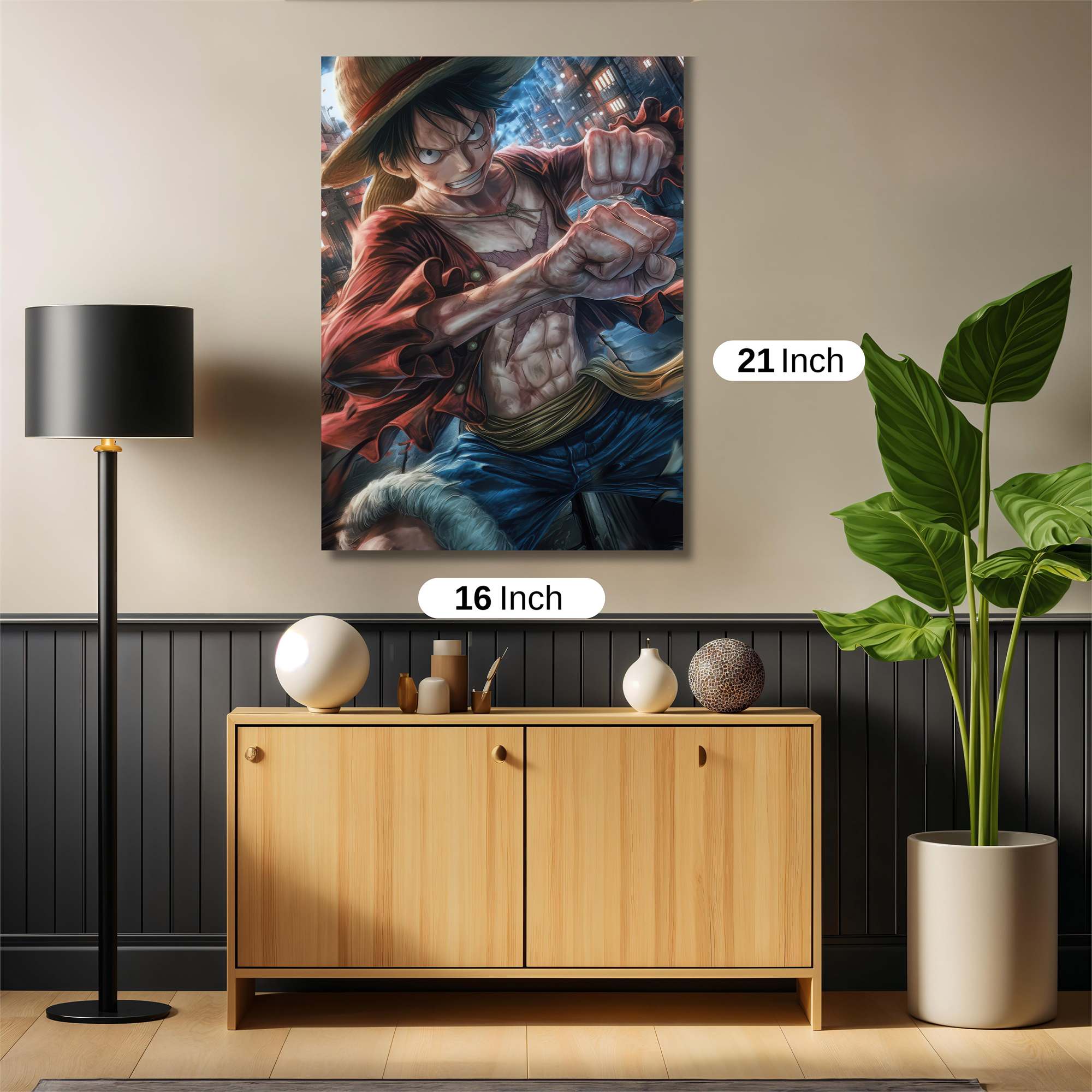 Luffy Fierce Safe Wall Magnetic / M