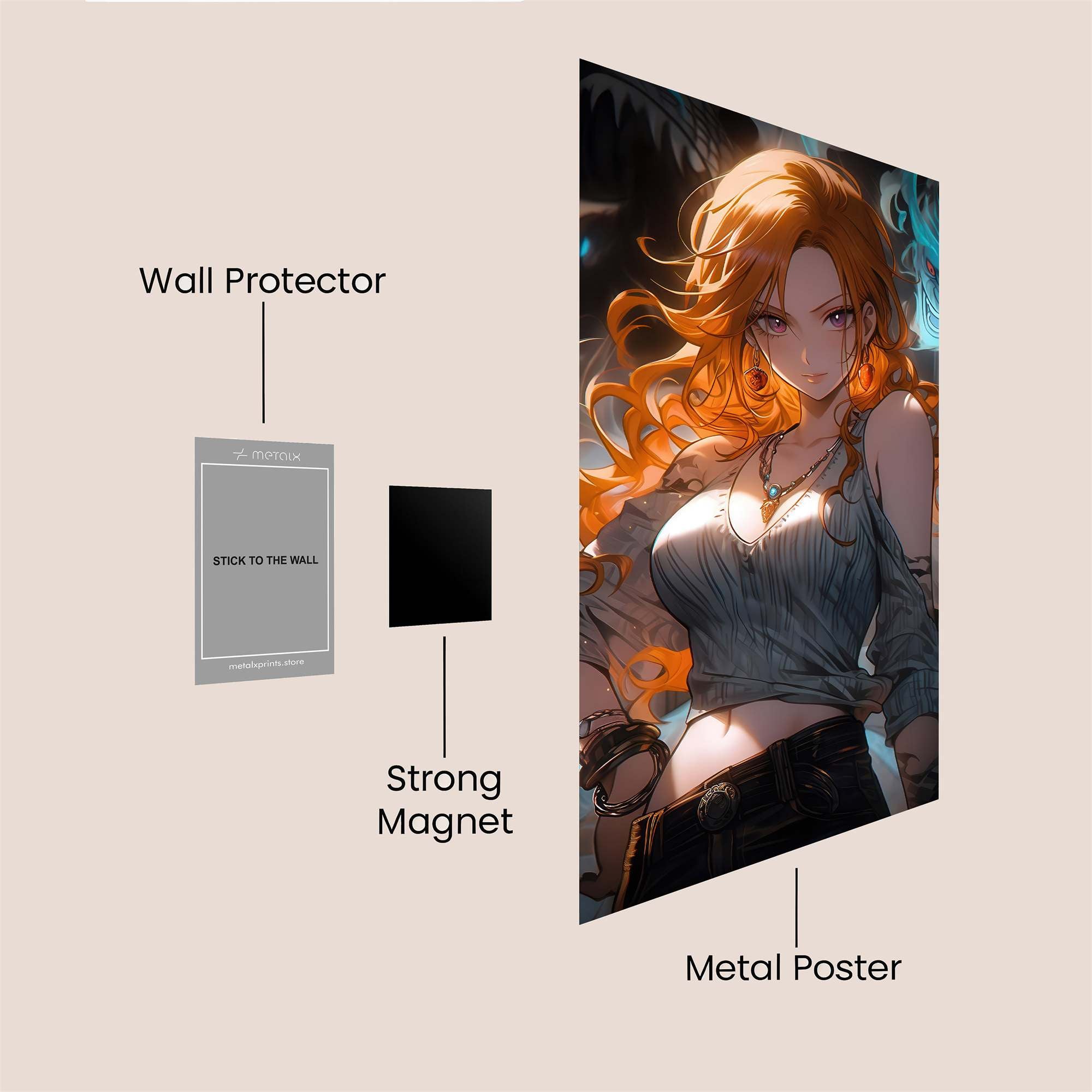 Mystic Fury Safe Wall Magnetic / M