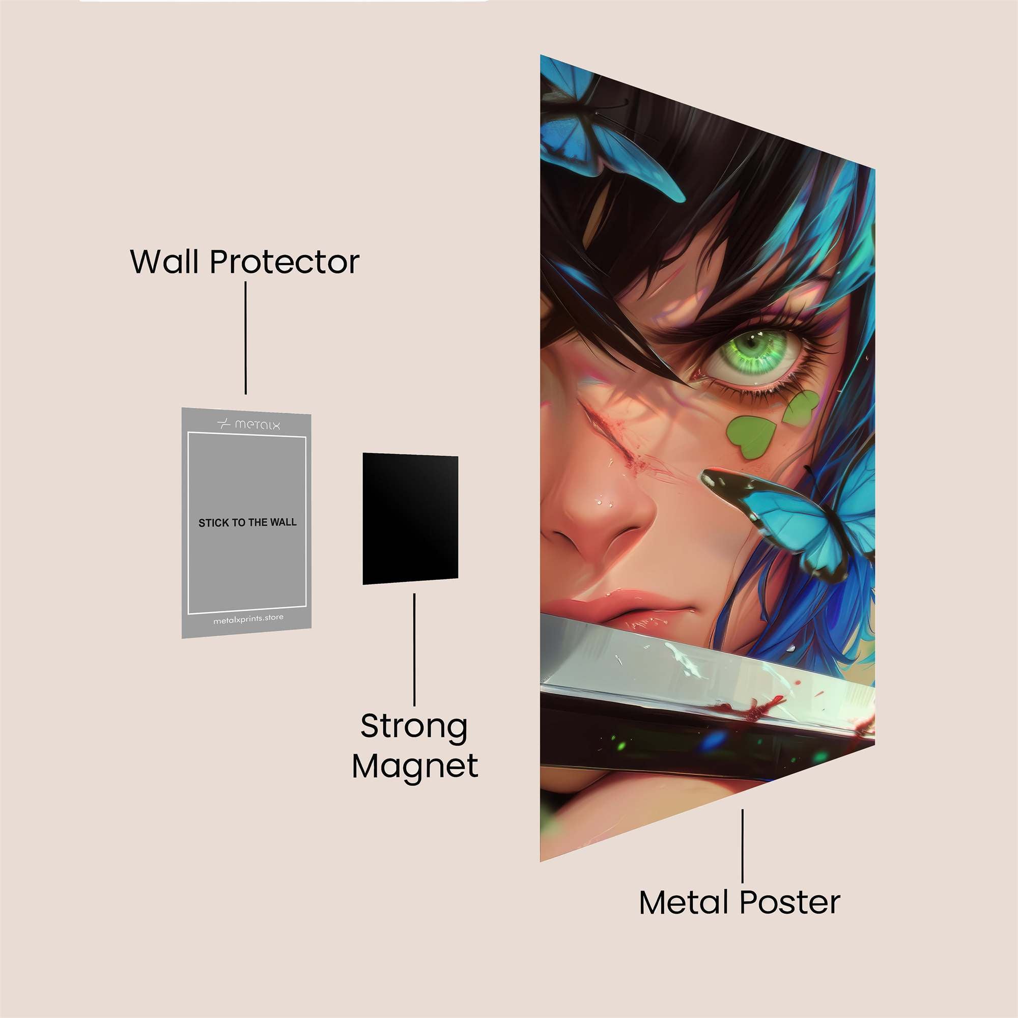 Neon Enigma Safe Wall Magnetic / M