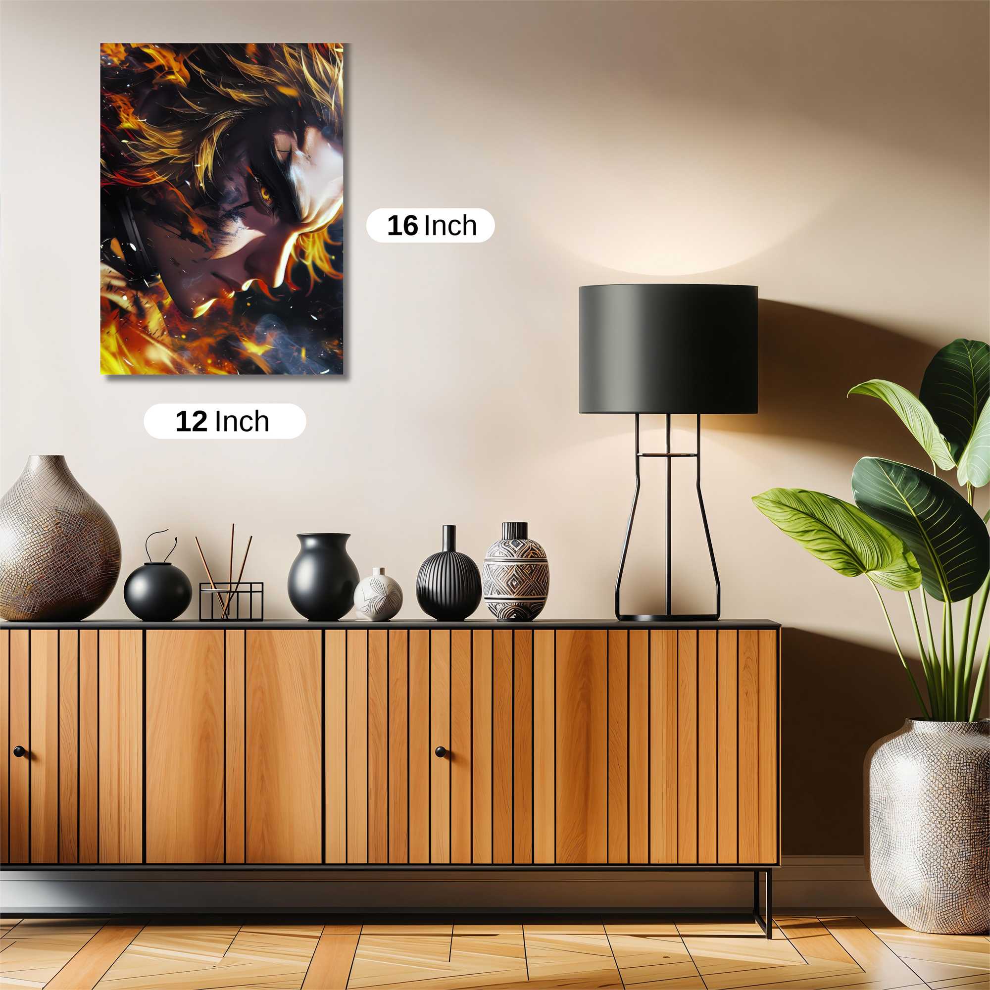 Flame Fury Safe Wall Magnetic / M