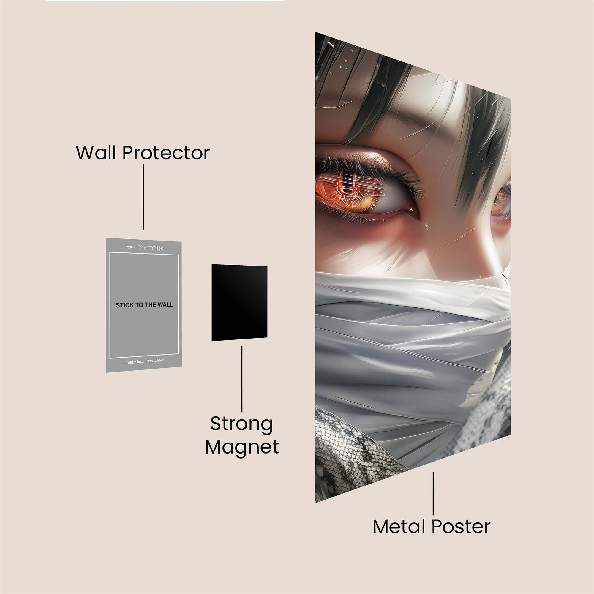 Ember Gaze Safe Wall Magnetic / M