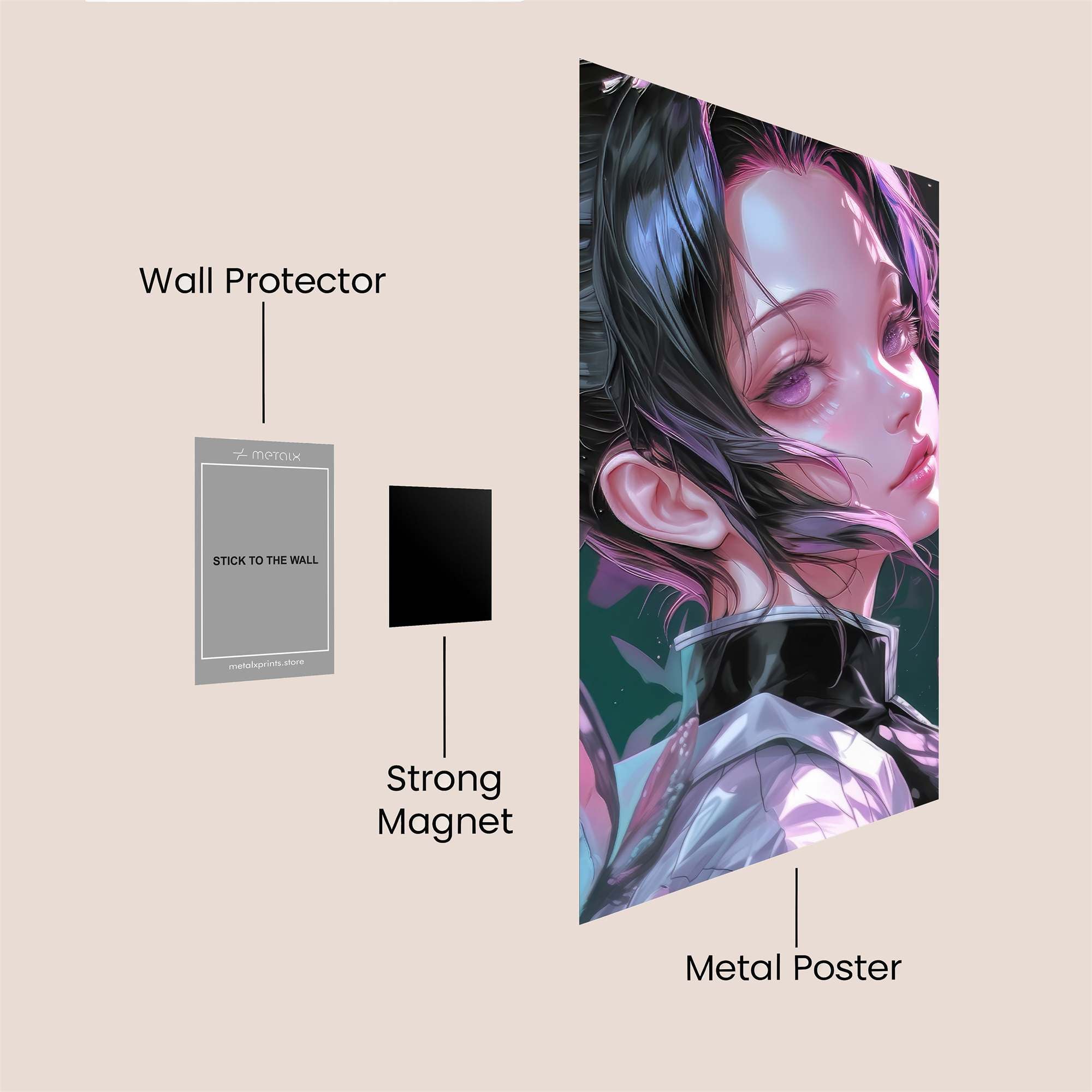 Shinobu Serenity Safe Wall Magnetic / M