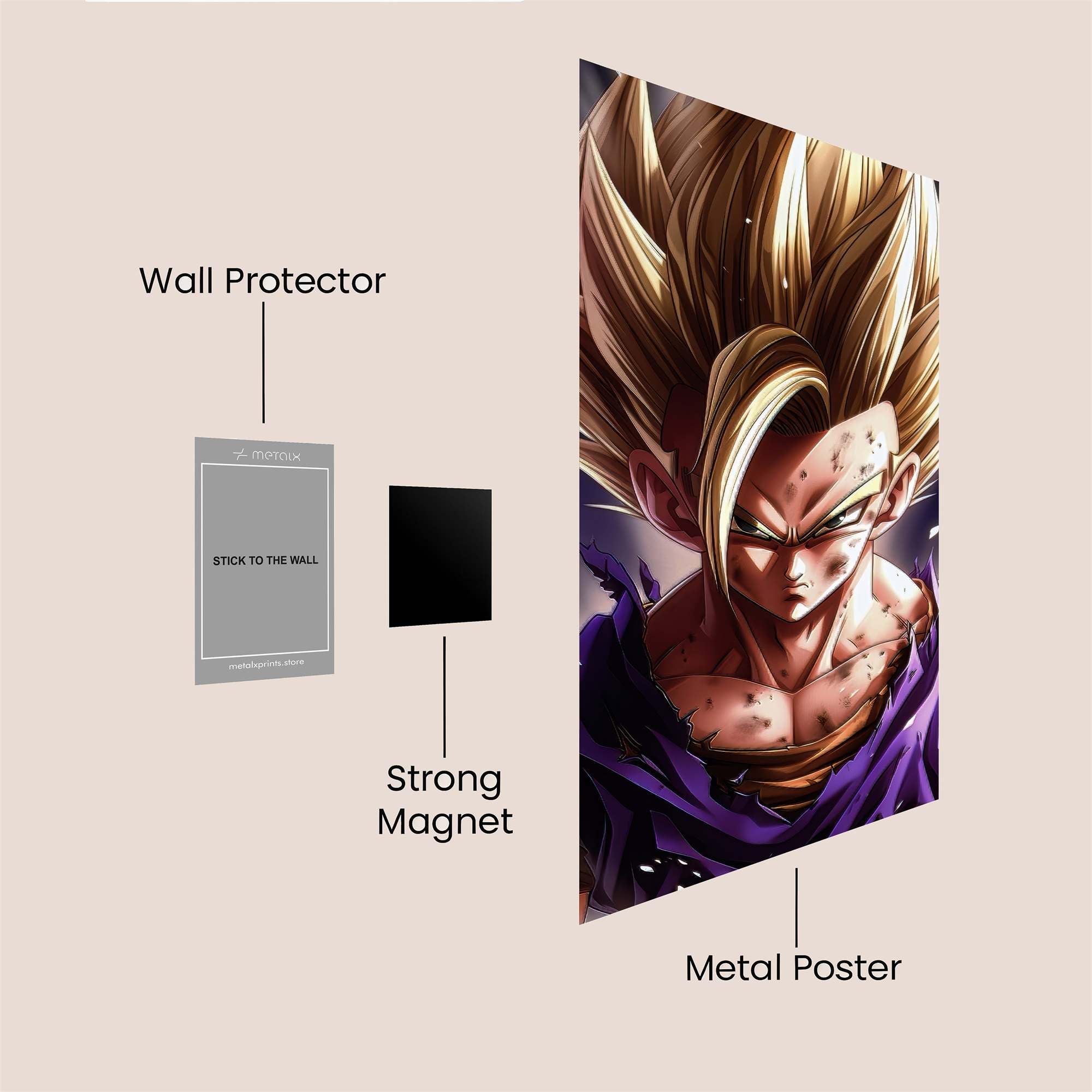 Goku Intense Safe Wall Magnetic / M