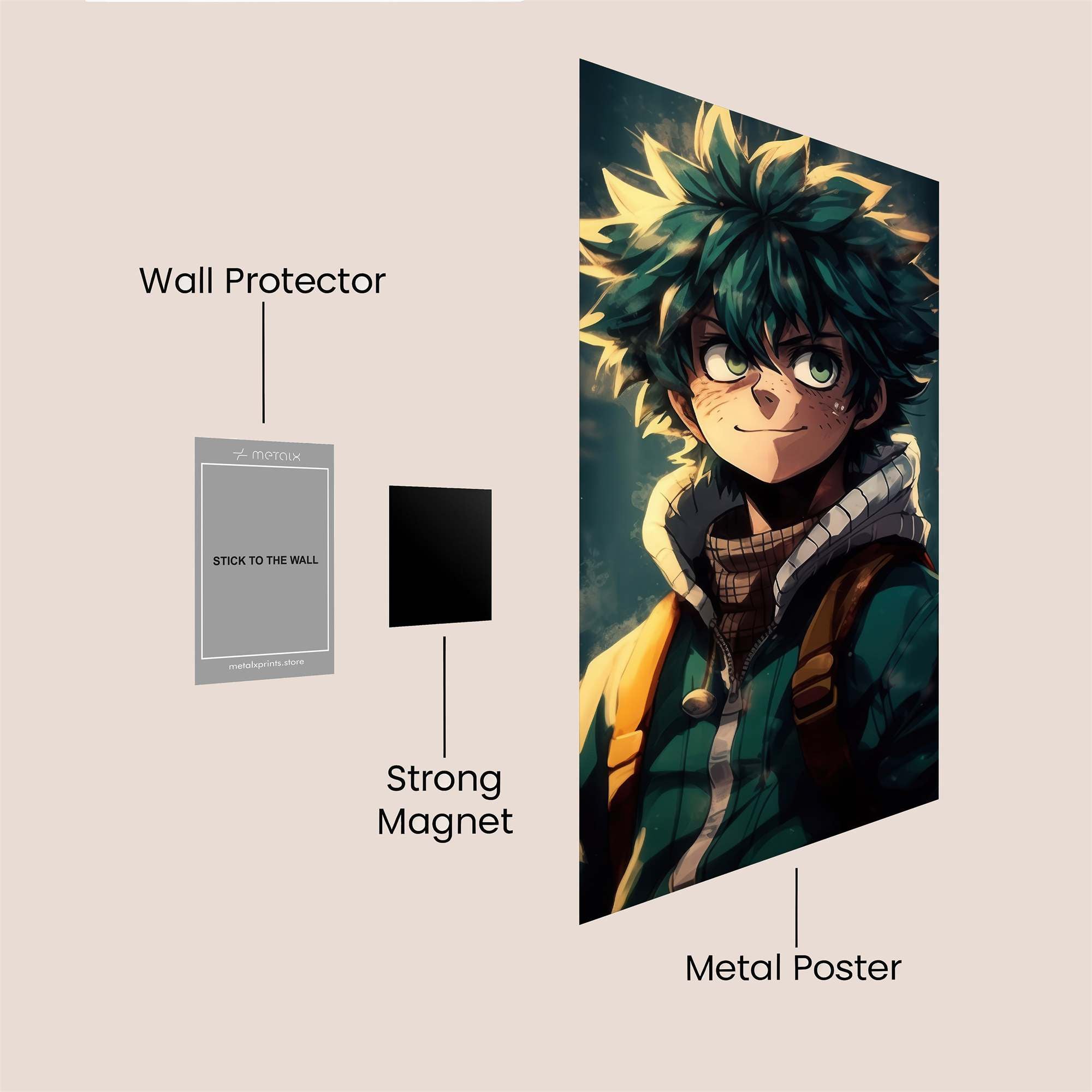 Izuku Radiant Safe Wall Magnetic / M