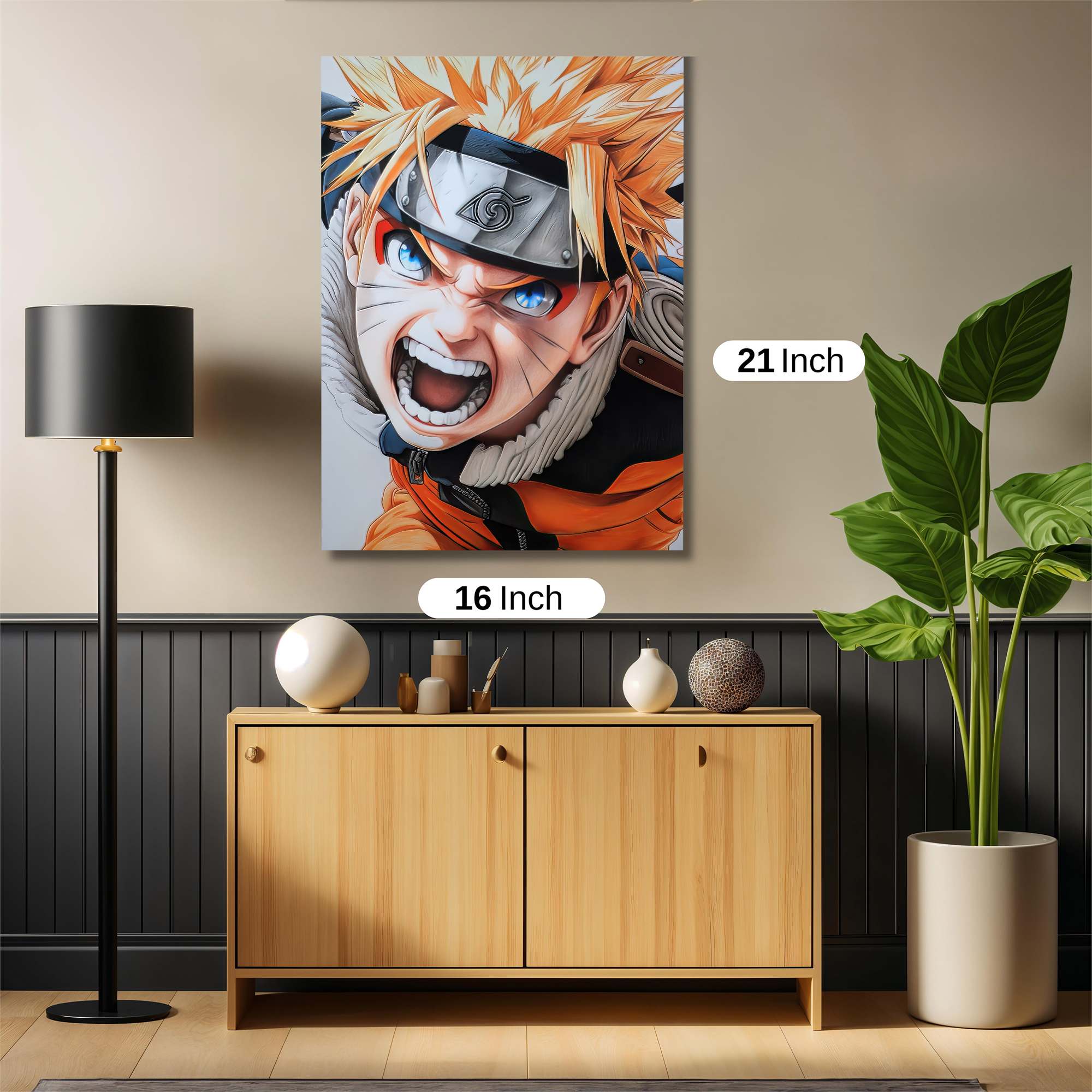 Naruto Fierce Safe Wall Magnetic / M