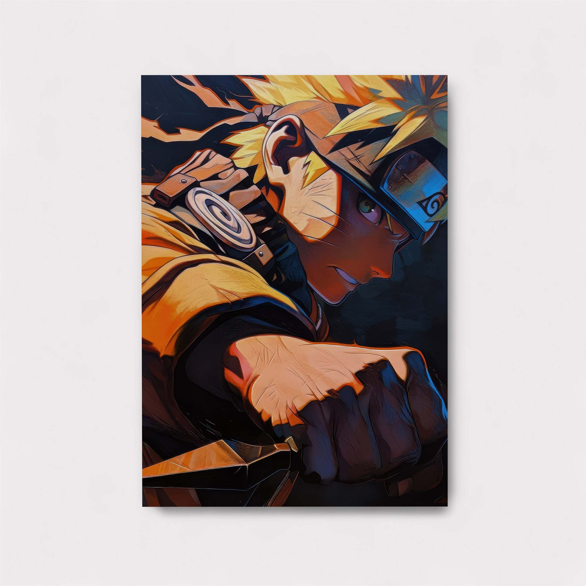Naruto Determined Safe Wall Magnetic / M