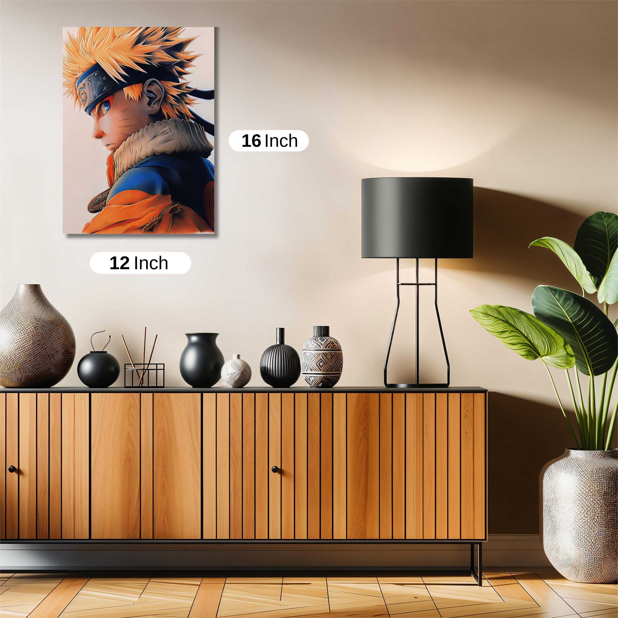 Naruto Determined Safe Wall Magnetic / M
