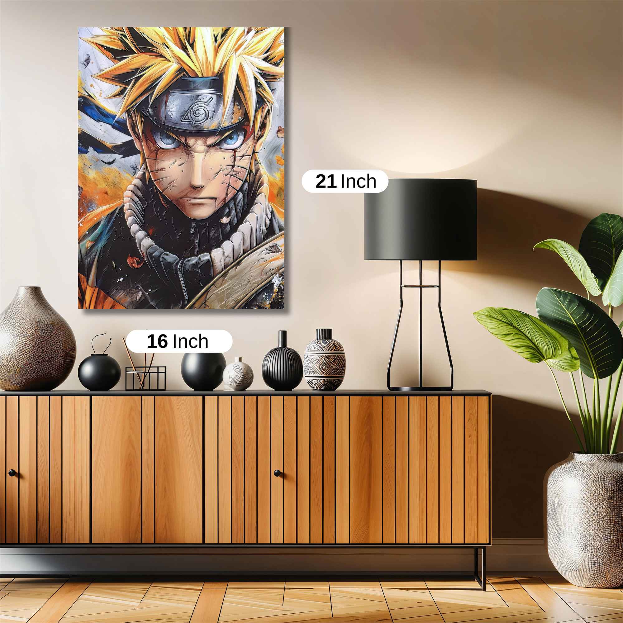 Naruto Determined Safe Wall Magnetic / M