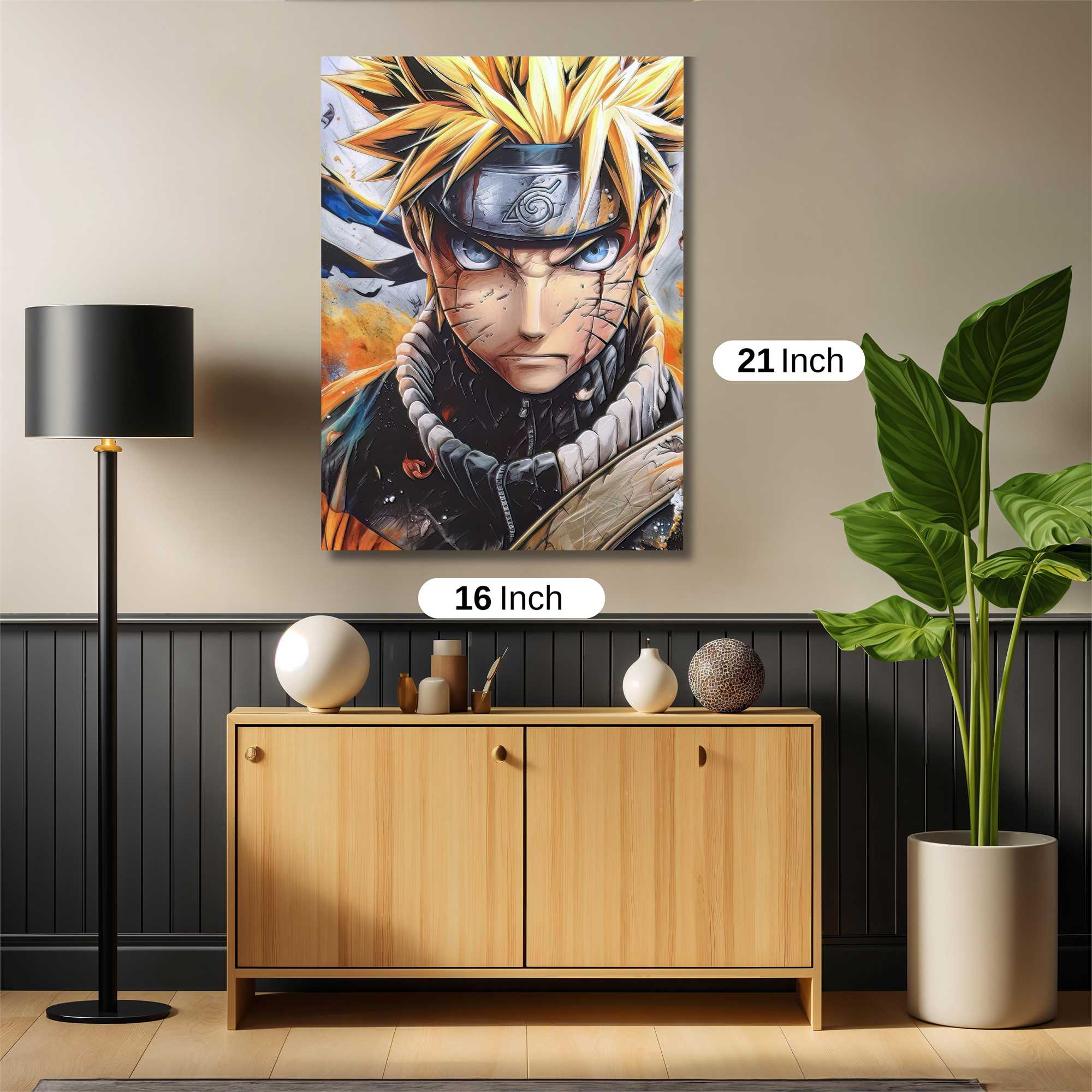 Naruto Determined Safe Wall Magnetic / M