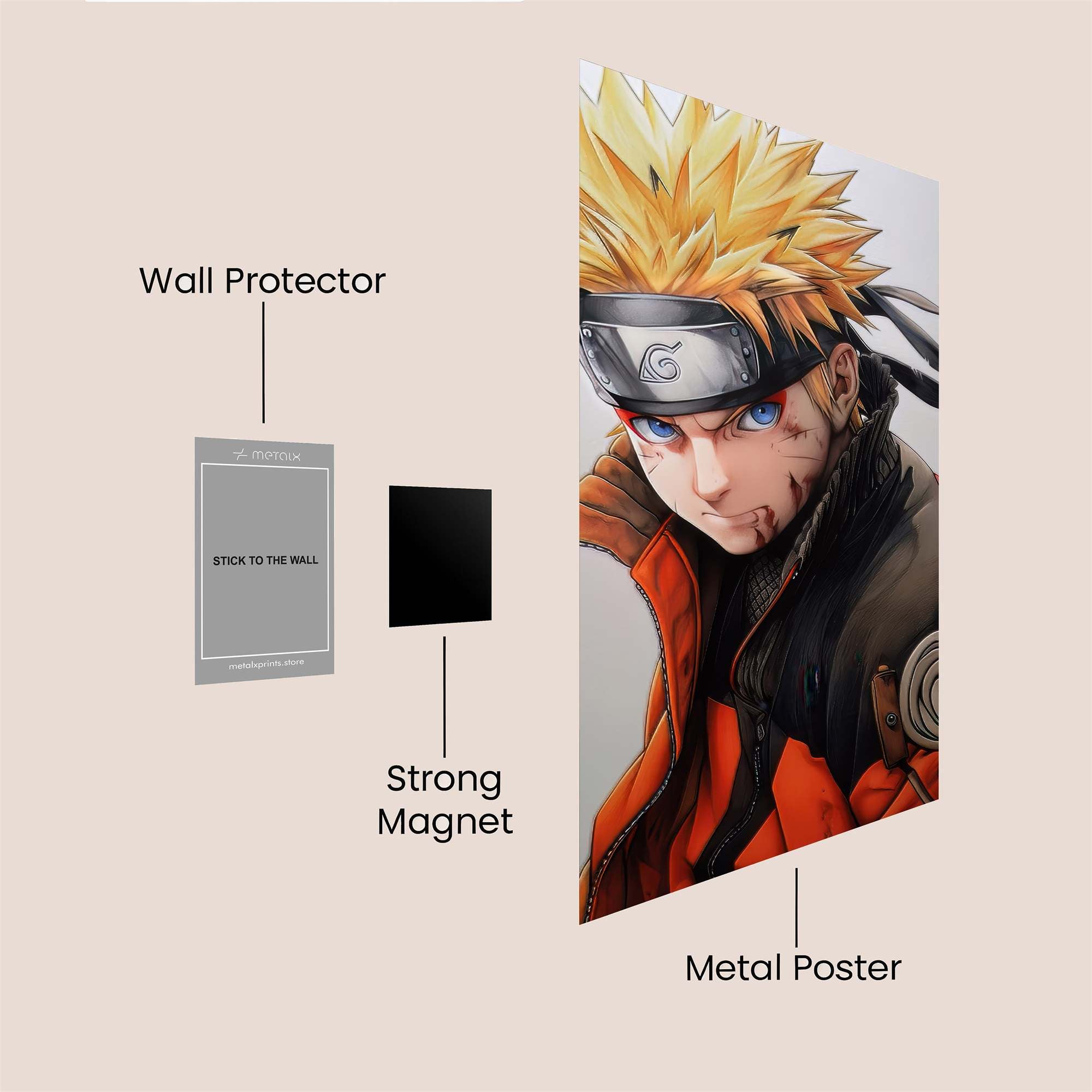Naruto Intense Safe Wall Magnetic / M
