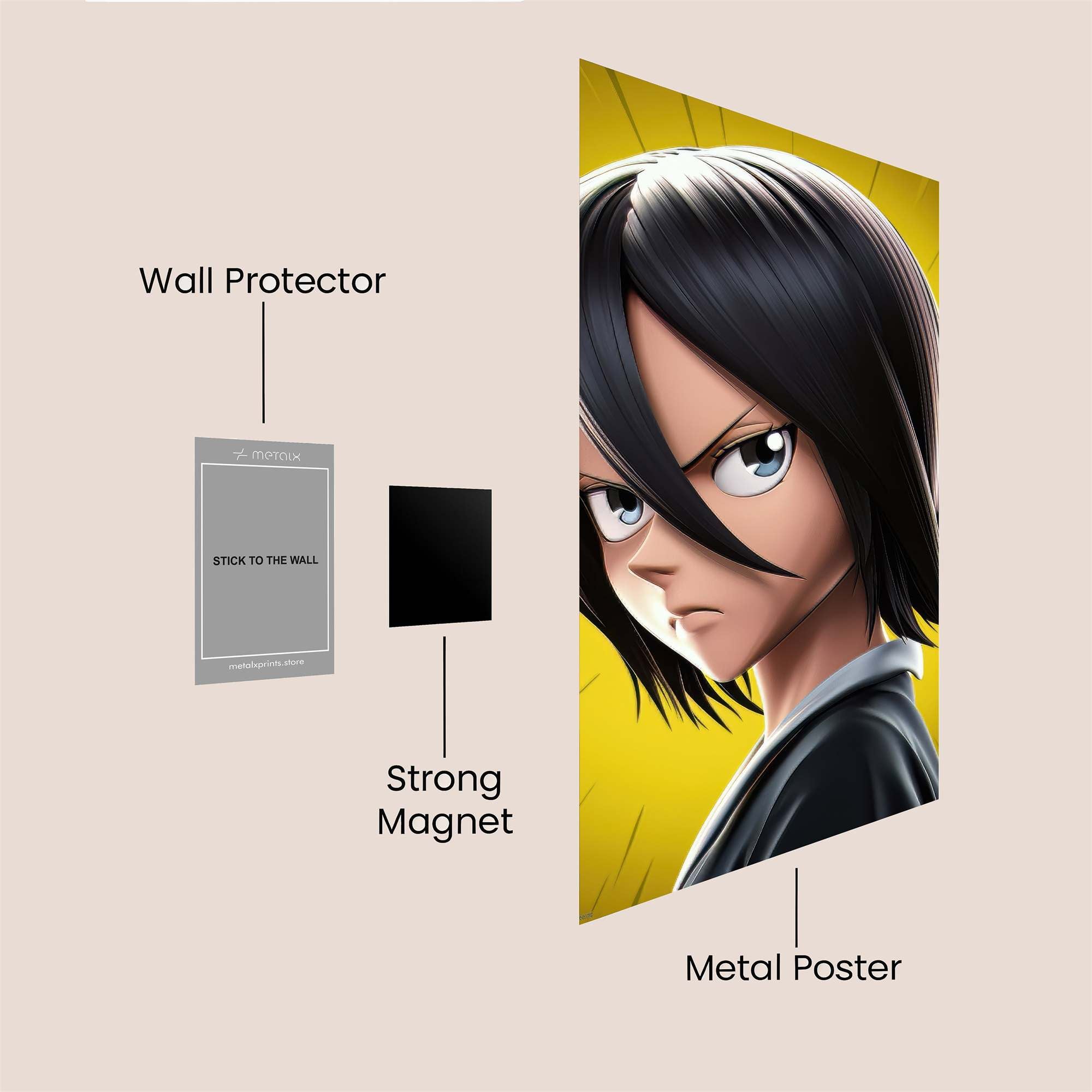 Rukia Defiant Safe Wall Magnetic / M