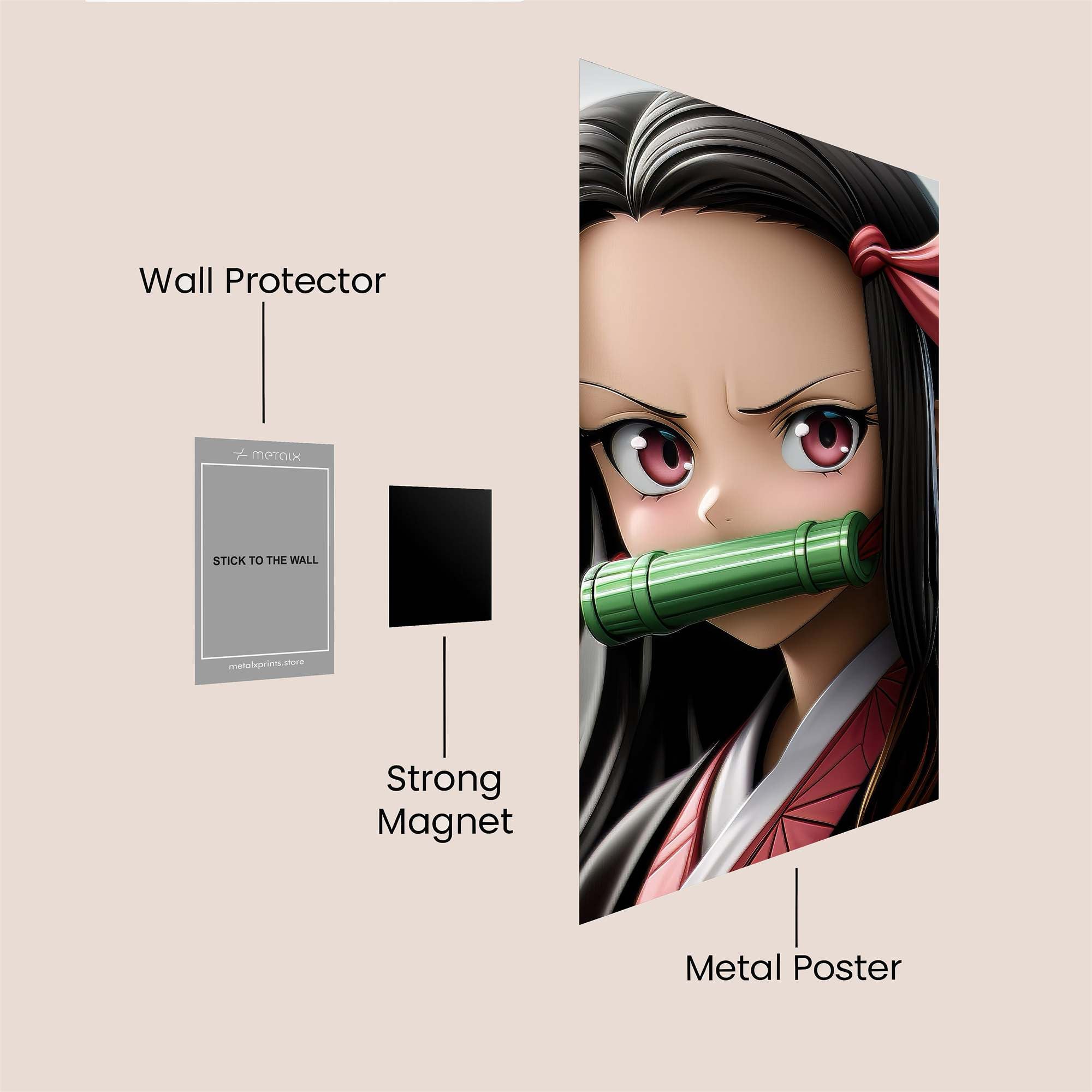 Nezuko Defiant Safe Wall Magnetic / M