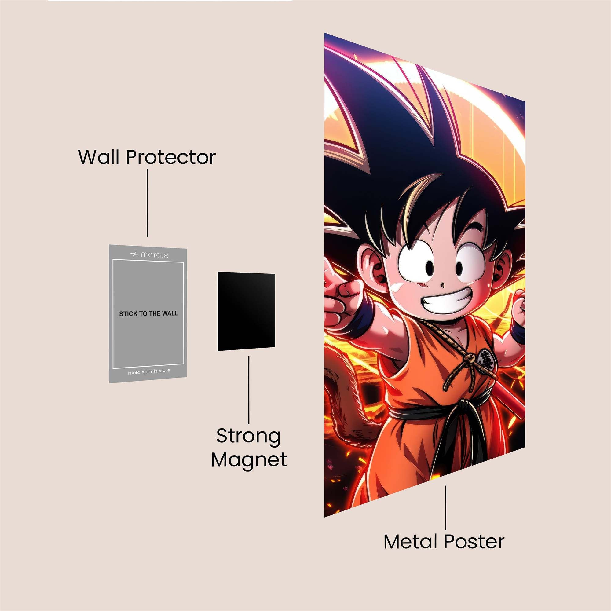Goku Radiant Safe Wall Magnetic / M