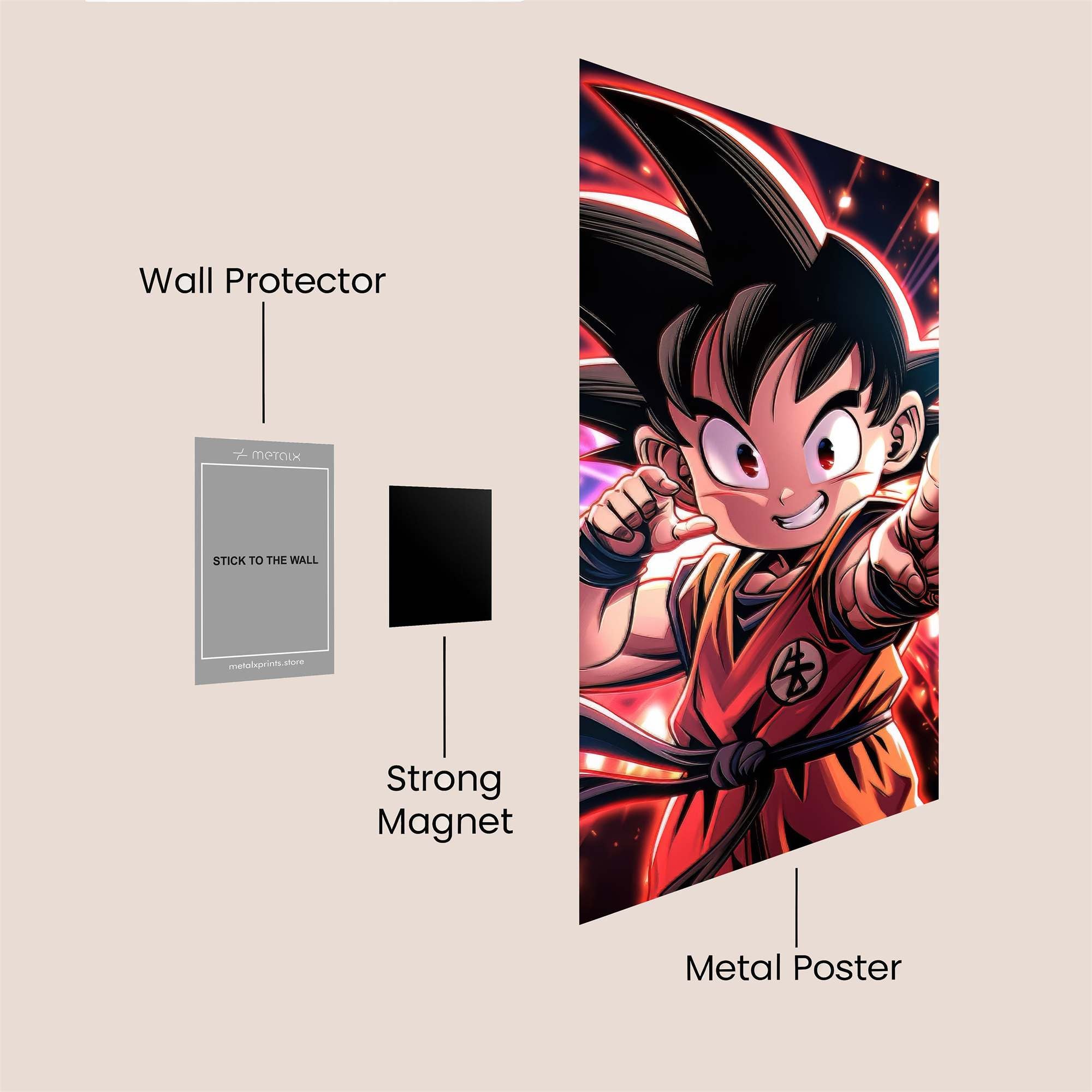 Goku Radiant Safe Wall Magnetic / M