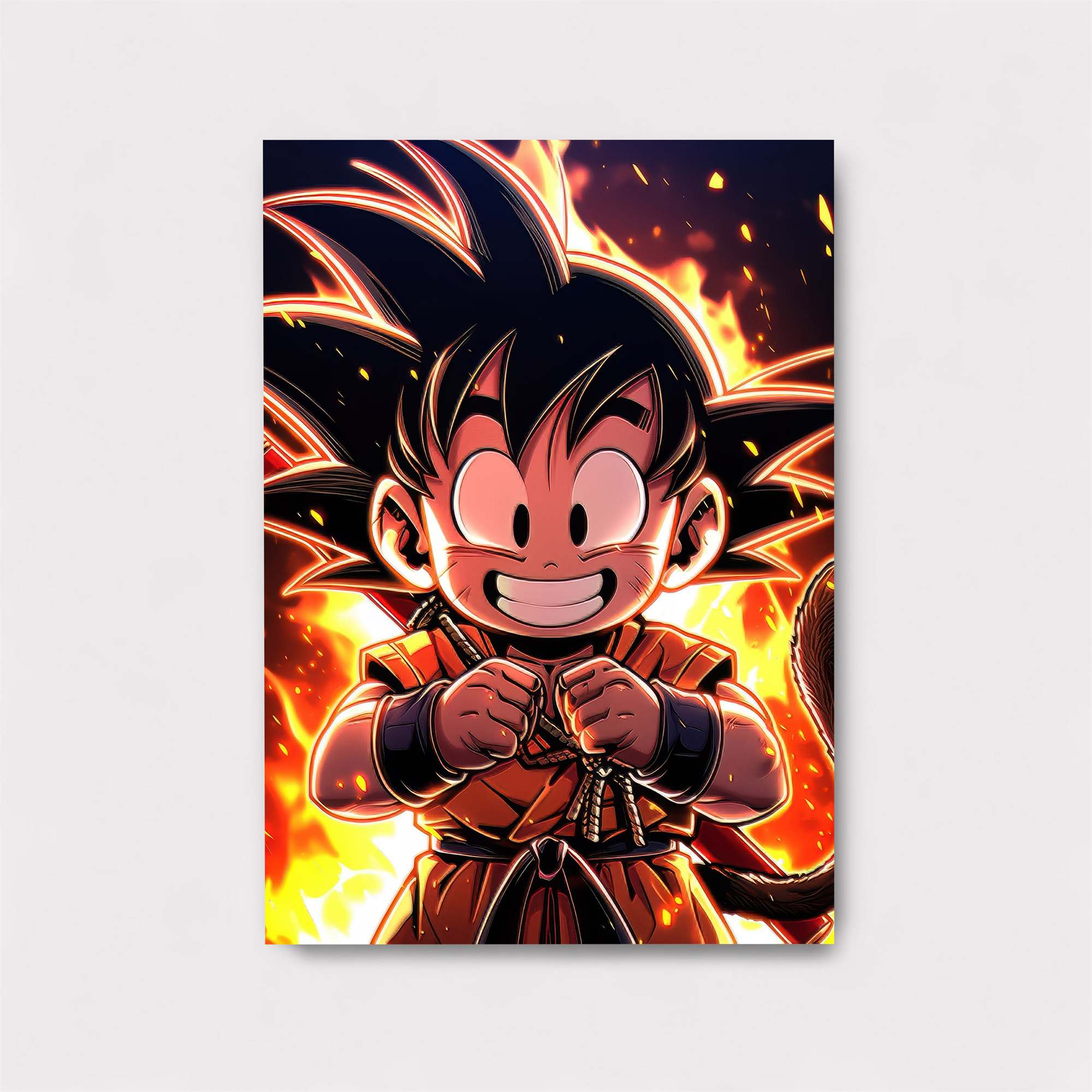 Goku Fiery Safe Wall Magnetic / M