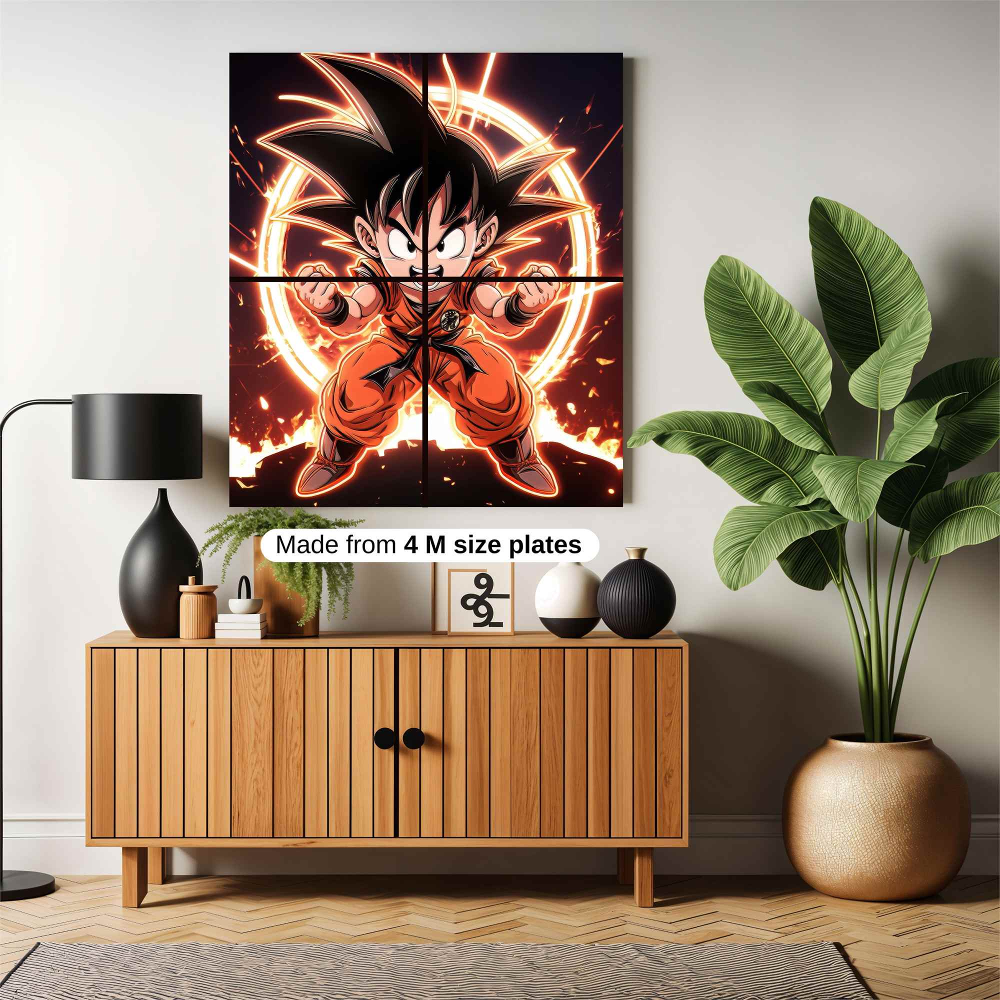 Goku Fierce Safe Wall Magnetic / M