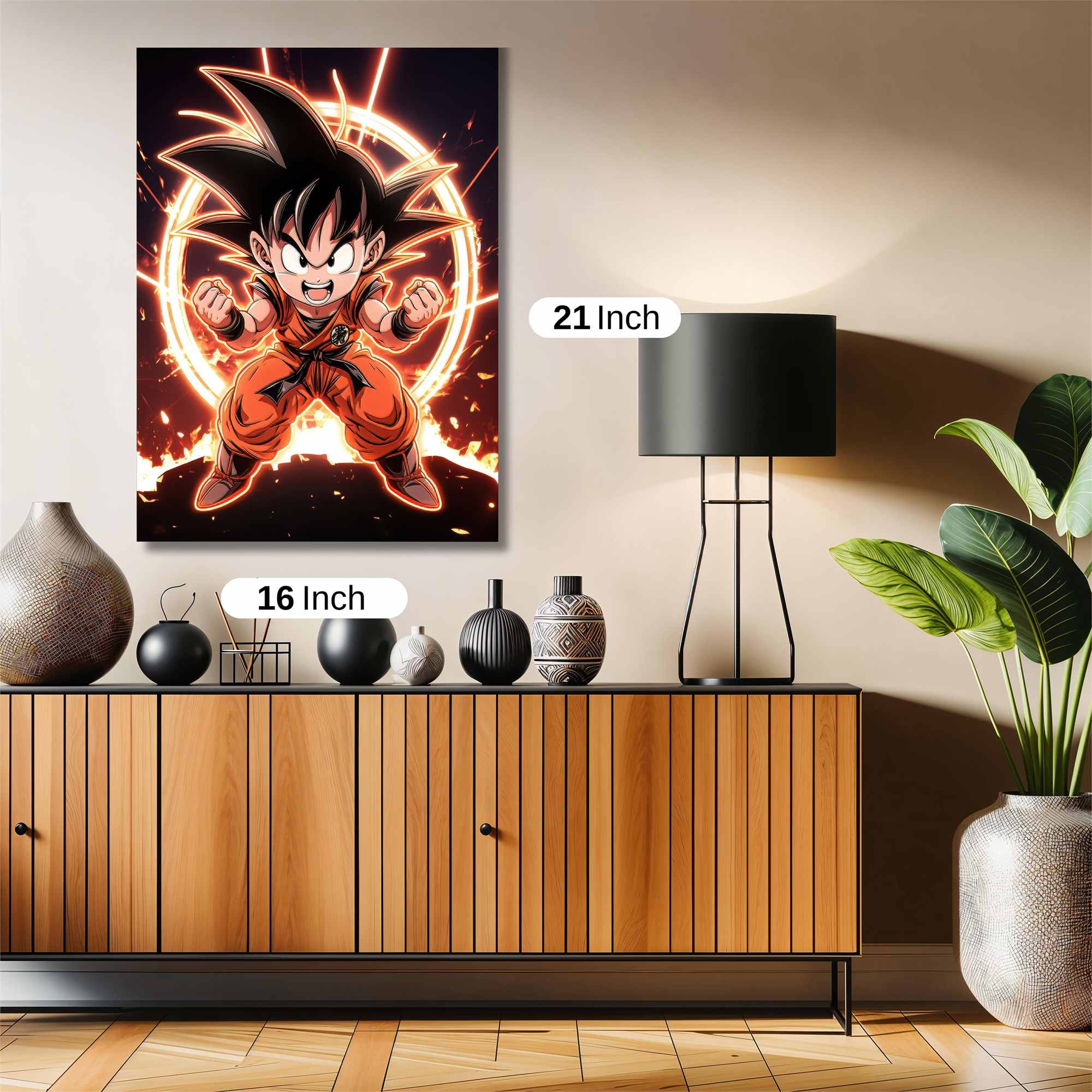 Goku Fierce Safe Wall Magnetic / M