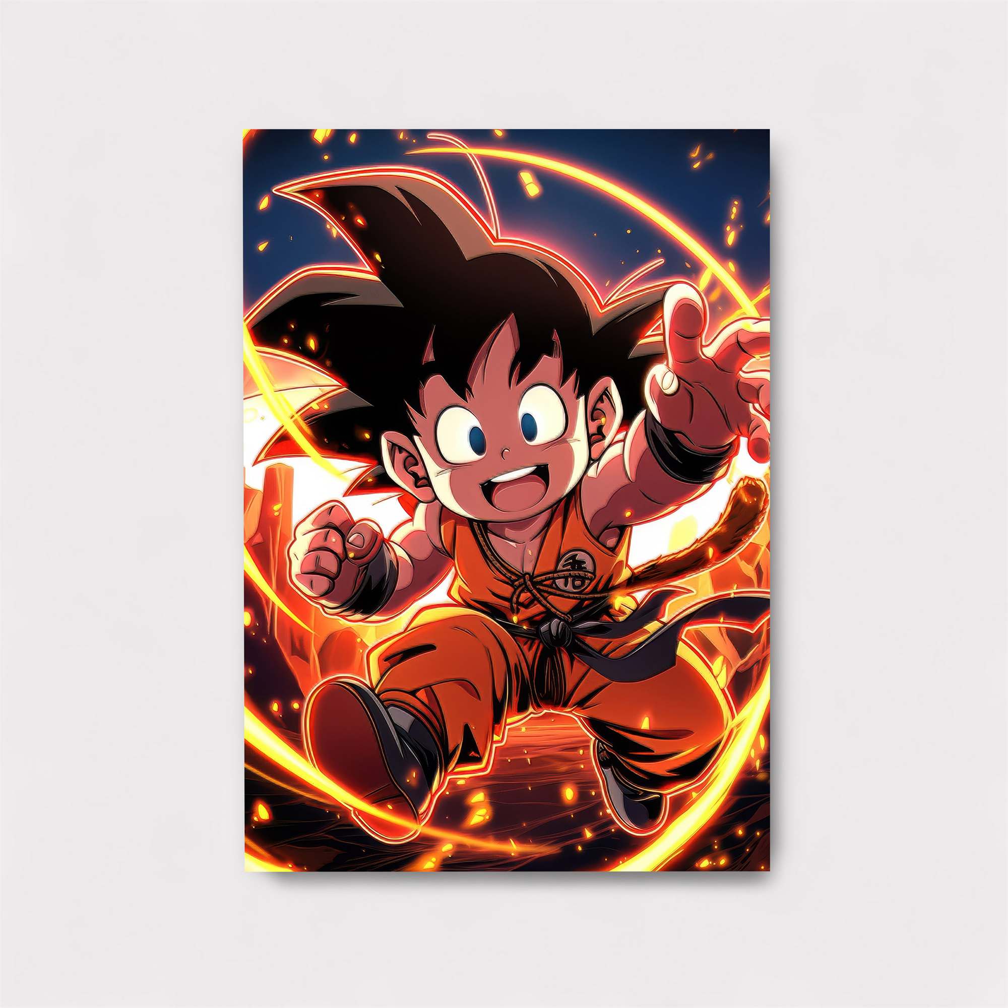 Goku Fiery Safe Wall Magnetic / M