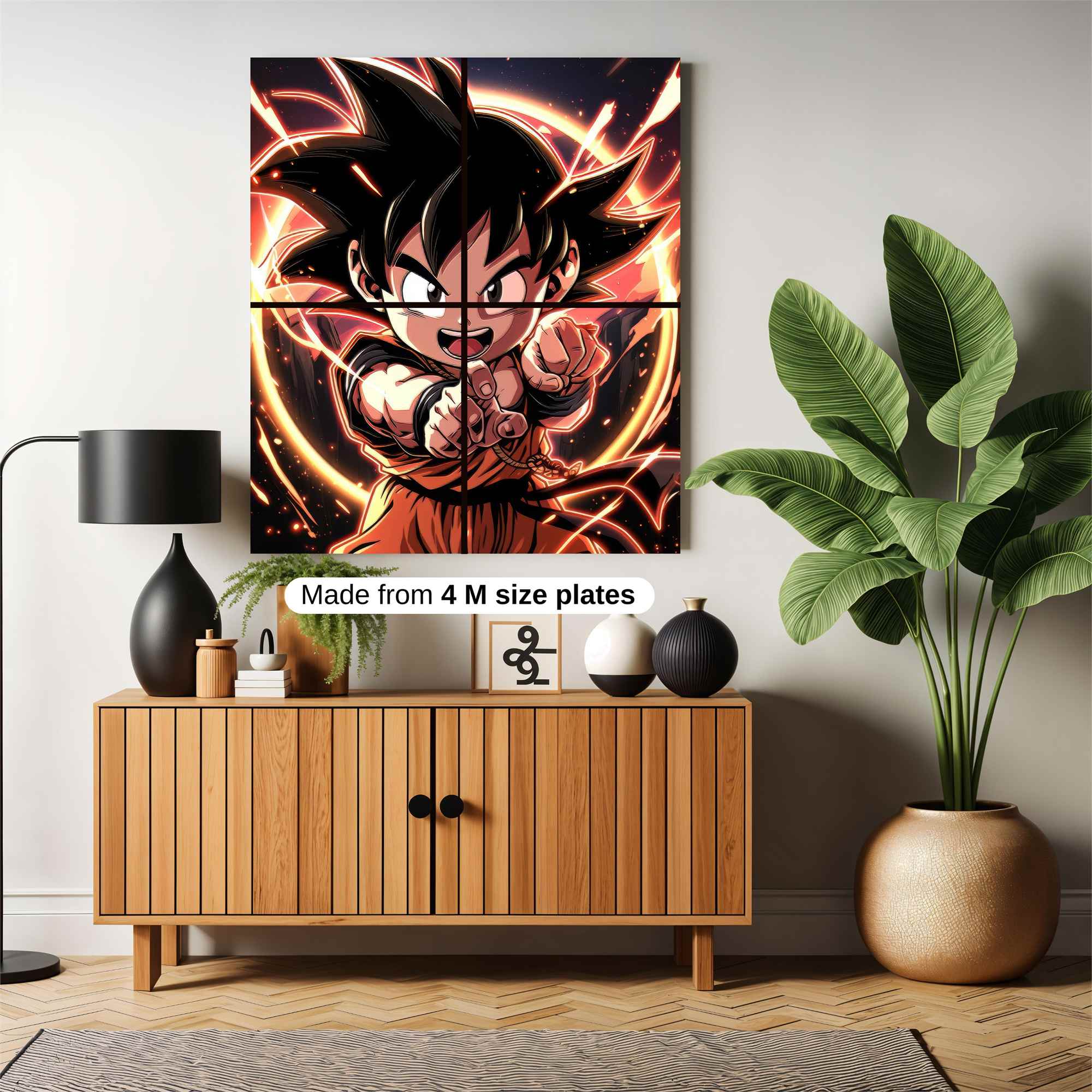 Goku Fierce Safe Wall Magnetic / M