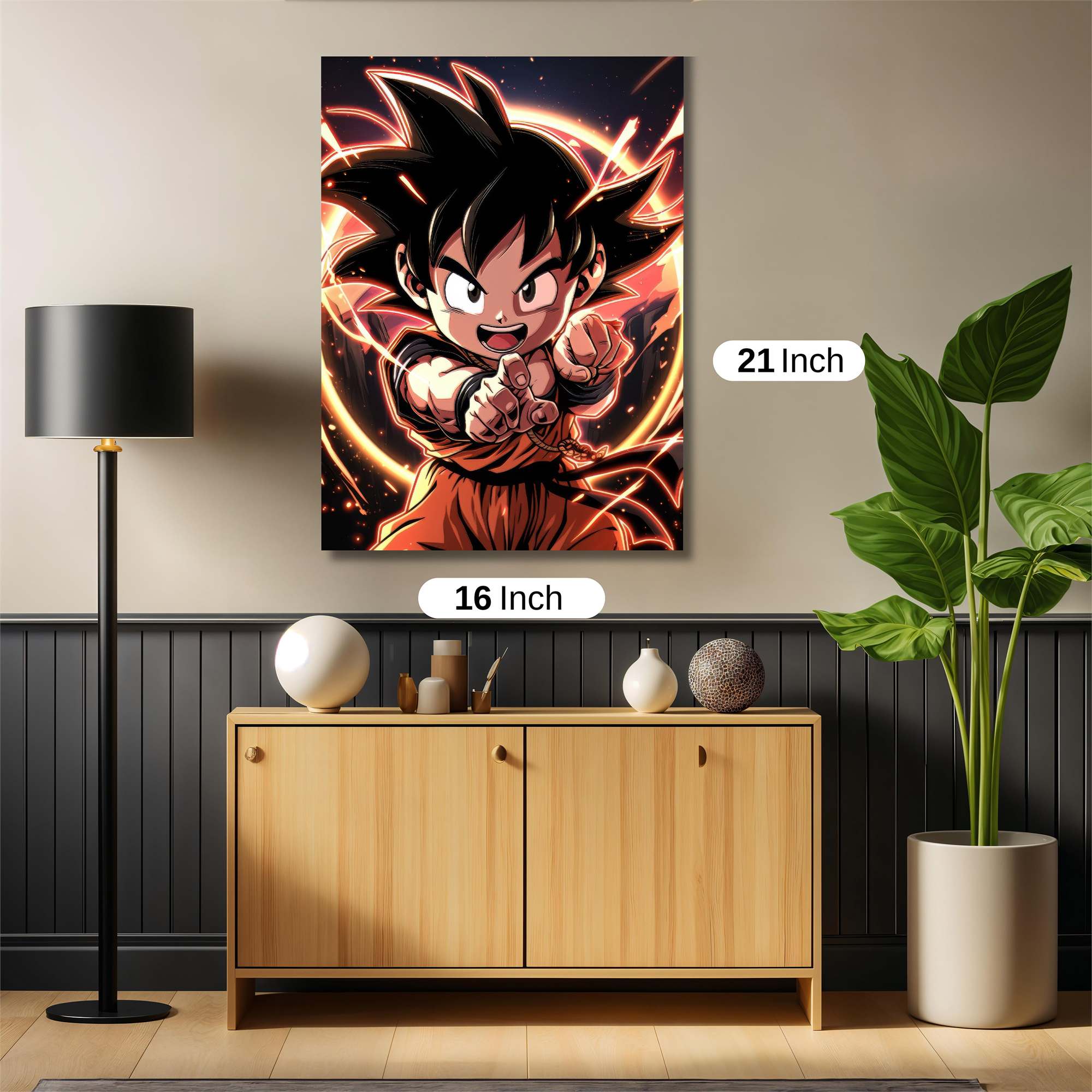 Goku Fierce Safe Wall Magnetic / M
