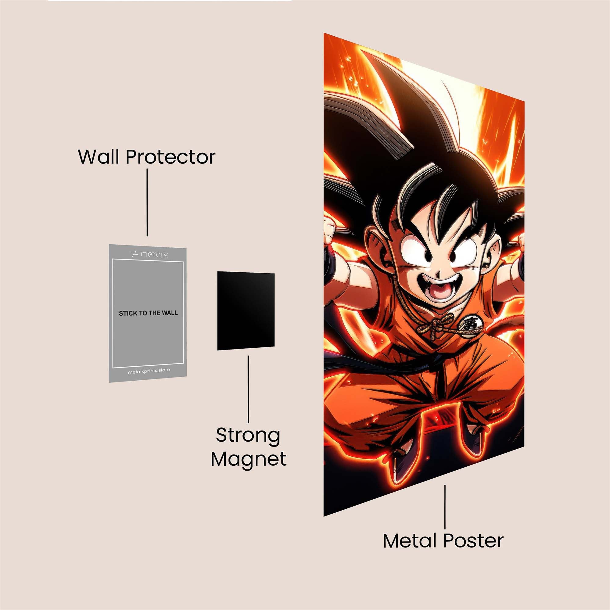 Goku Radiant Safe Wall Magnetic / M
