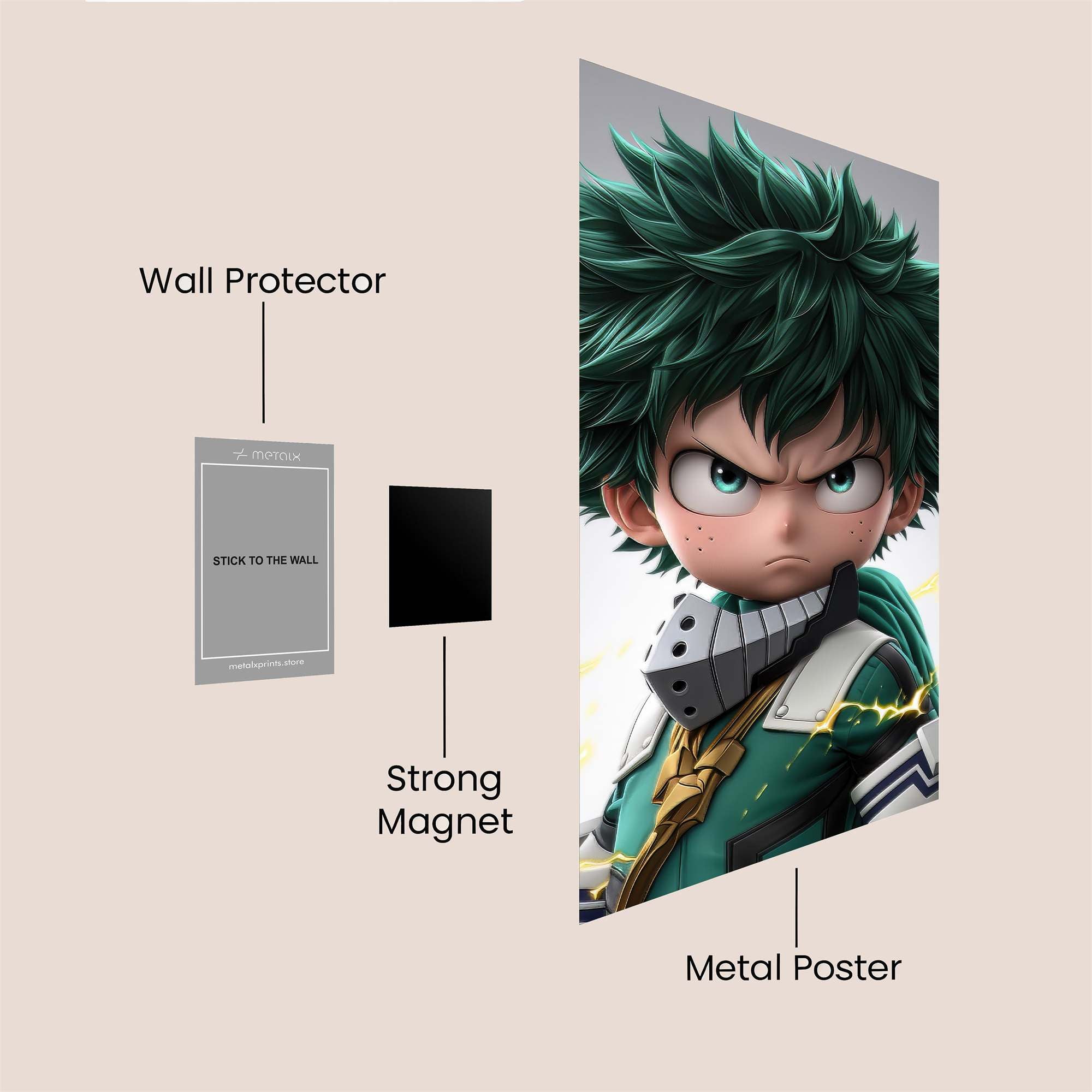 Deku Determined Safe Wall Magnetic / M