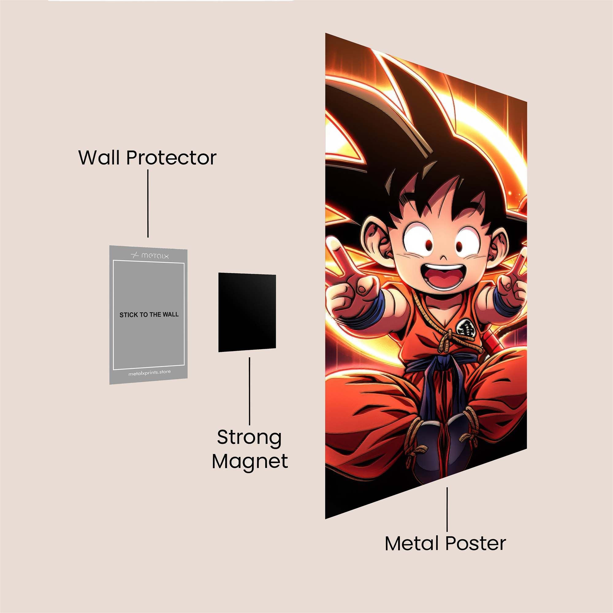 Goku Radiant Safe Wall Magnetic / M