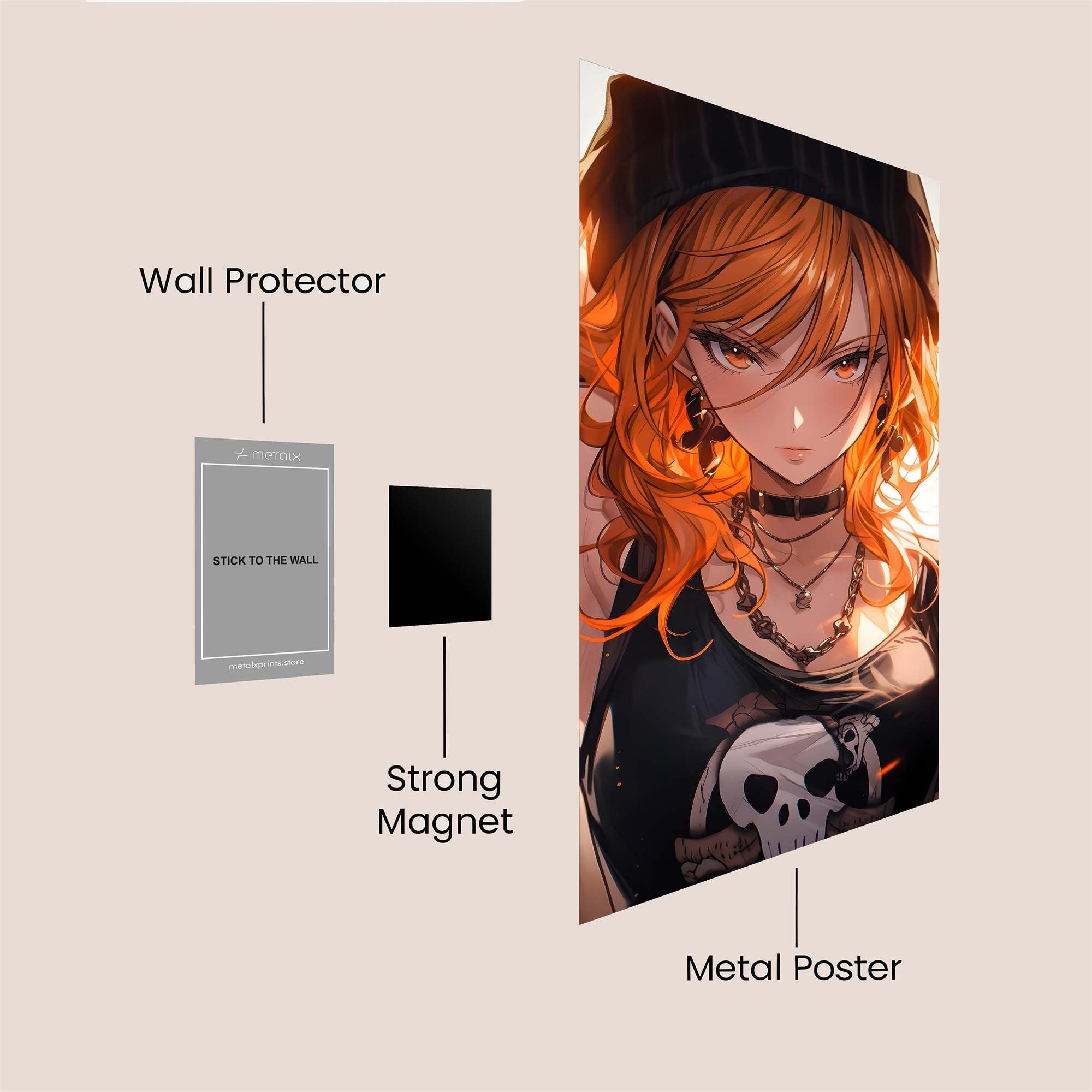 Rebel Glow Safe Wall Magnetic / M