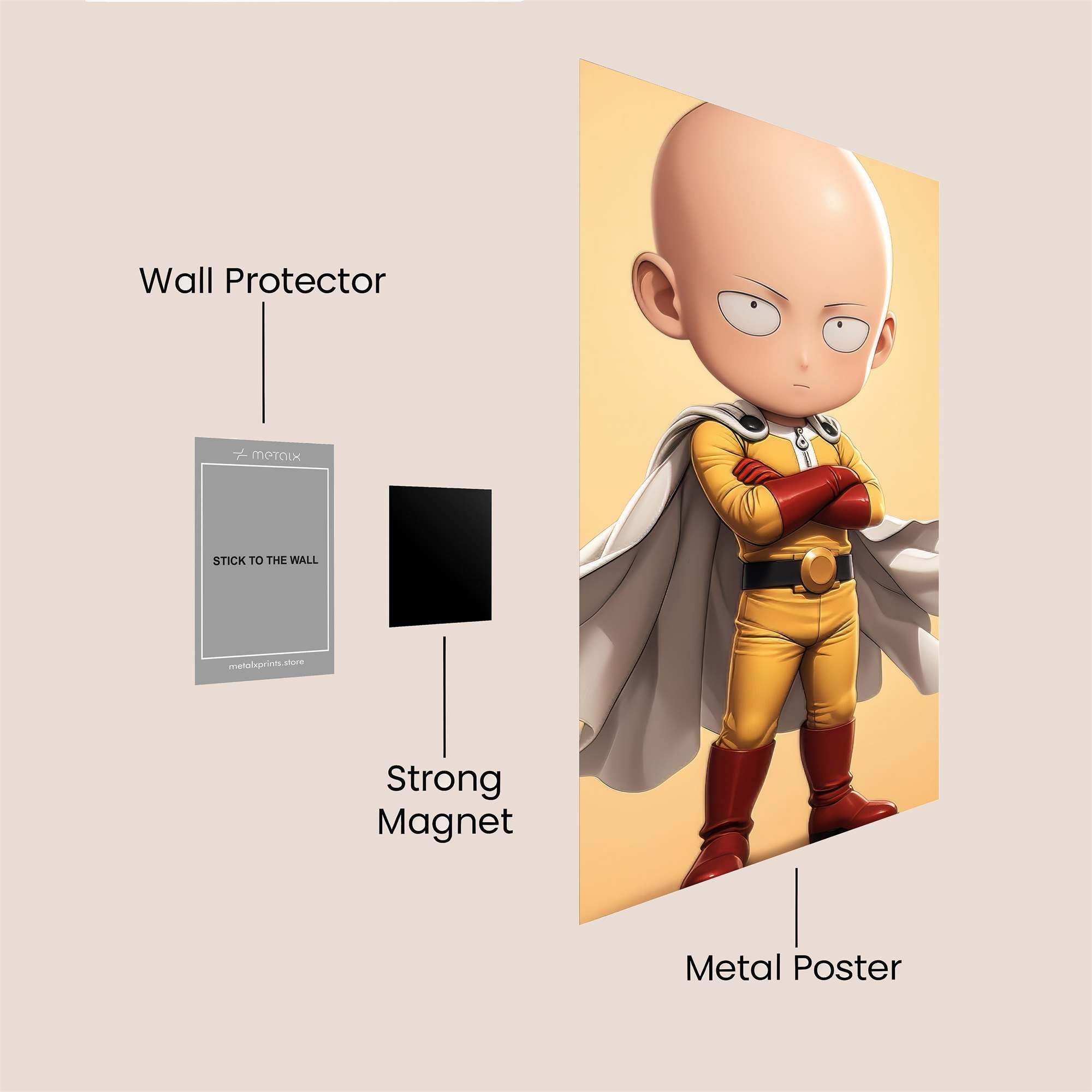 Saitama Serene Safe Wall Magnetic / M