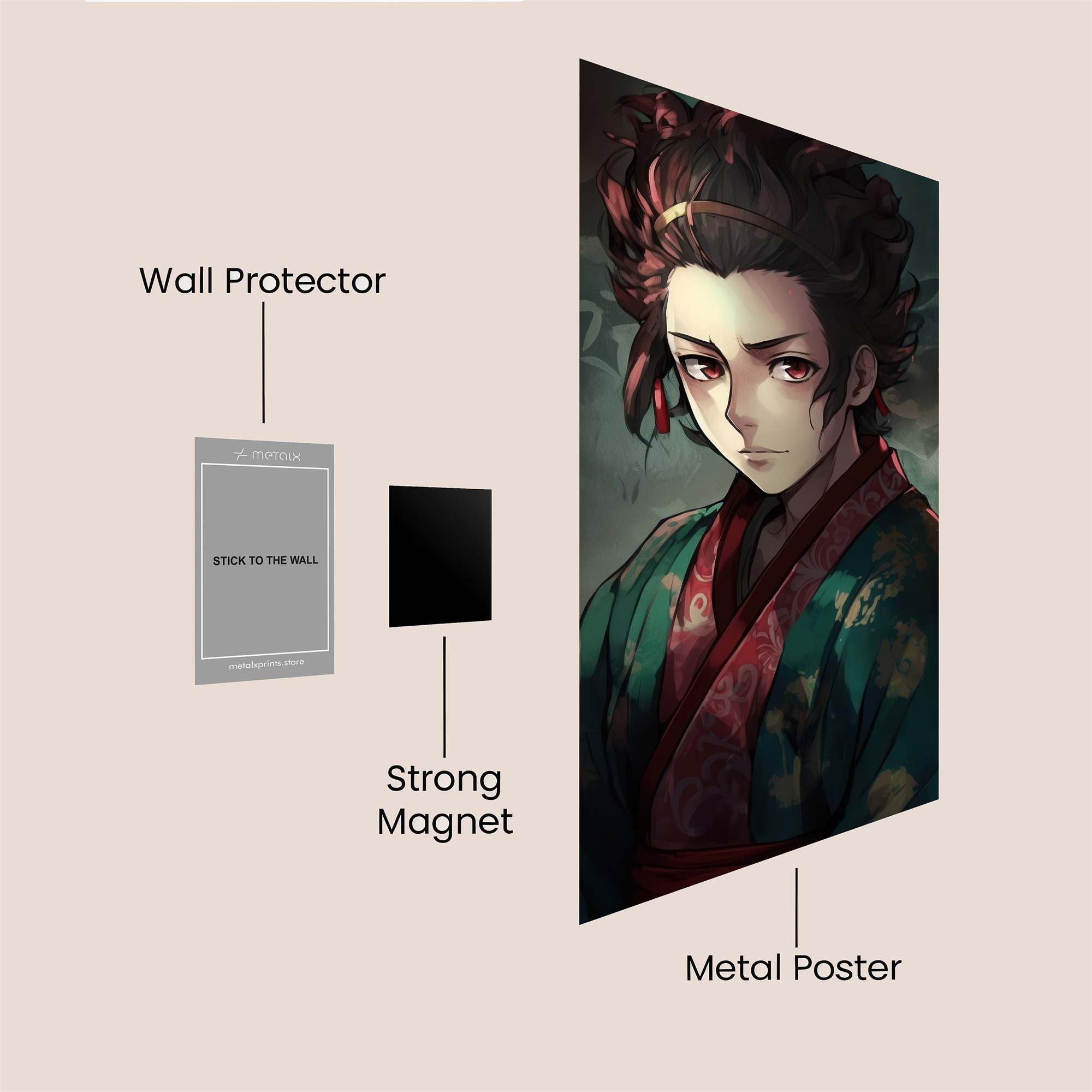 Samurai Serenity Safe Wall Magnetic / M