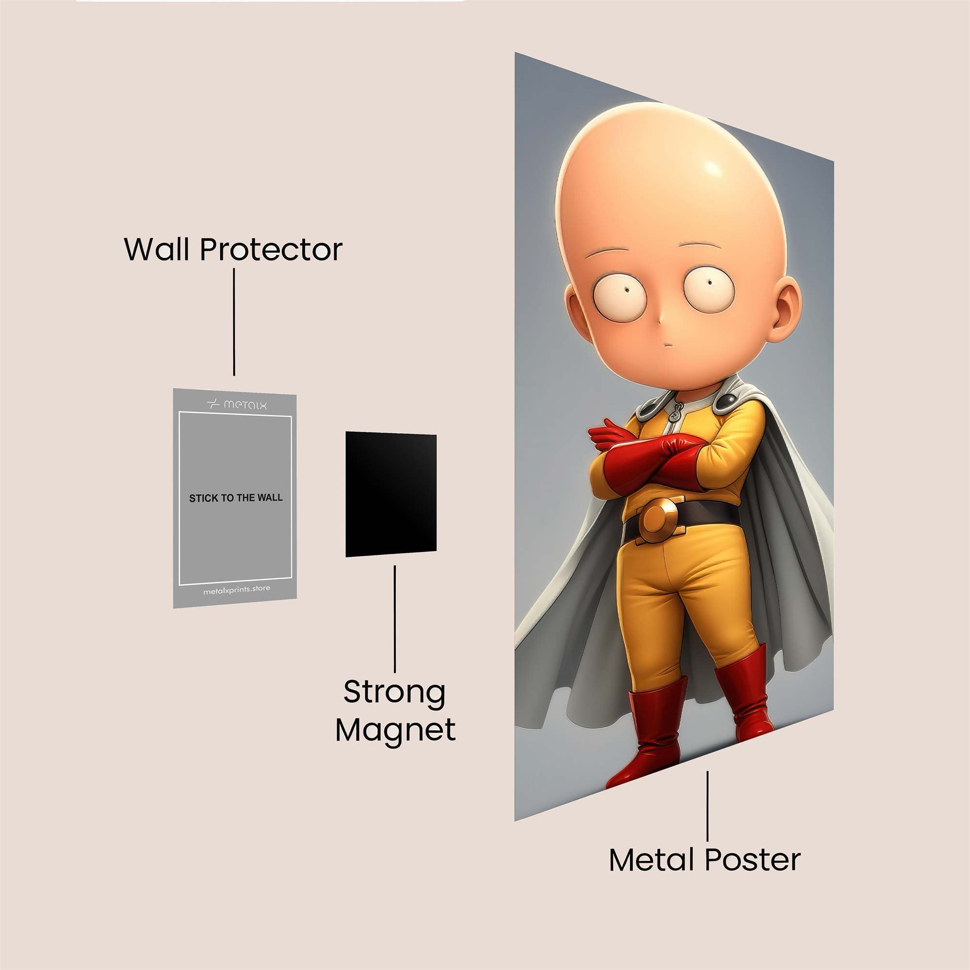 Saitama Serene Safe Wall Magnetic / M