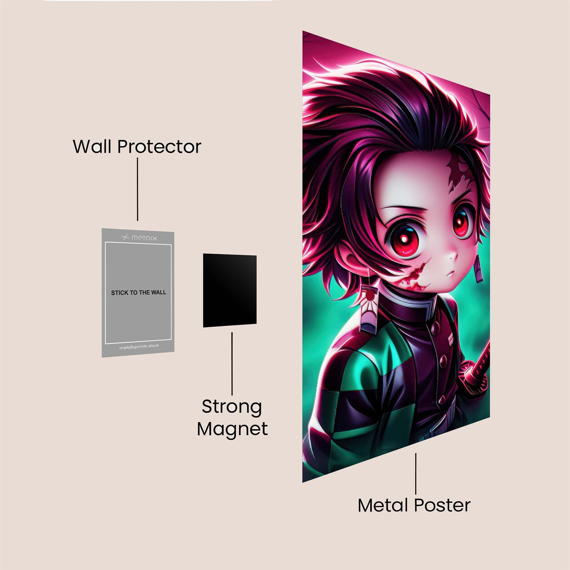 Tanjiro Twilight Safe Wall Magnetic / M