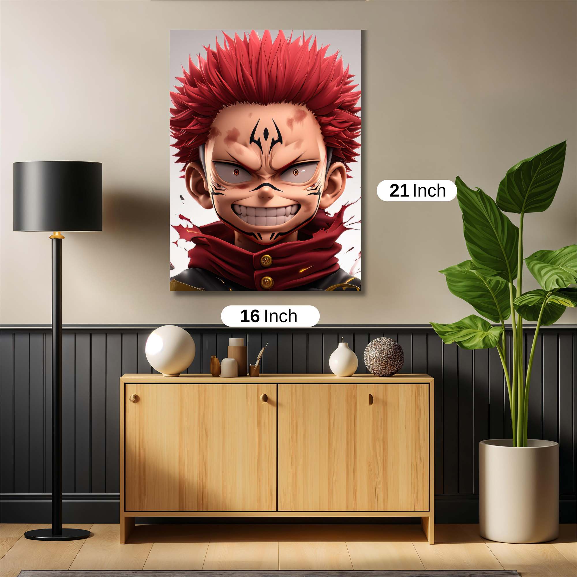 Sukuna Fierce Safe Wall Magnetic / M