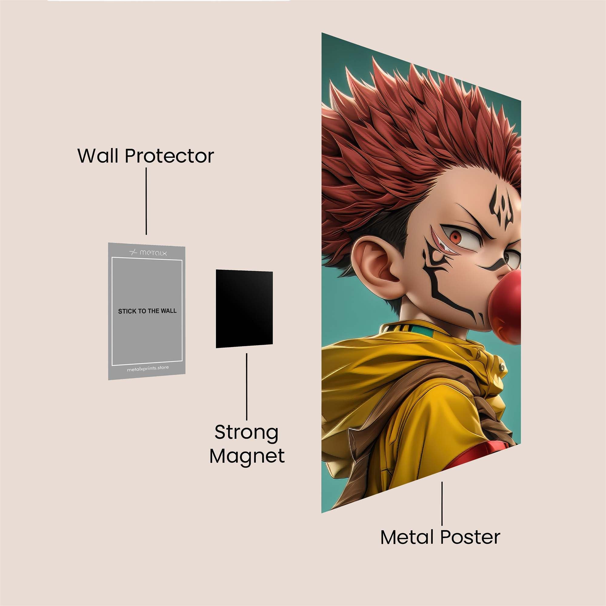 Yuji Playful Safe Wall Magnetic / M