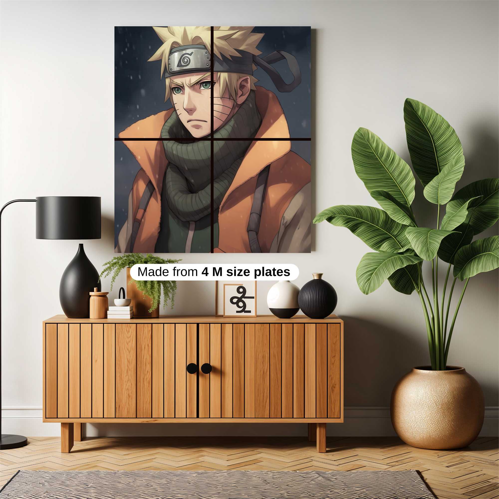 Naruto Somber Safe Wall Magnetic / M