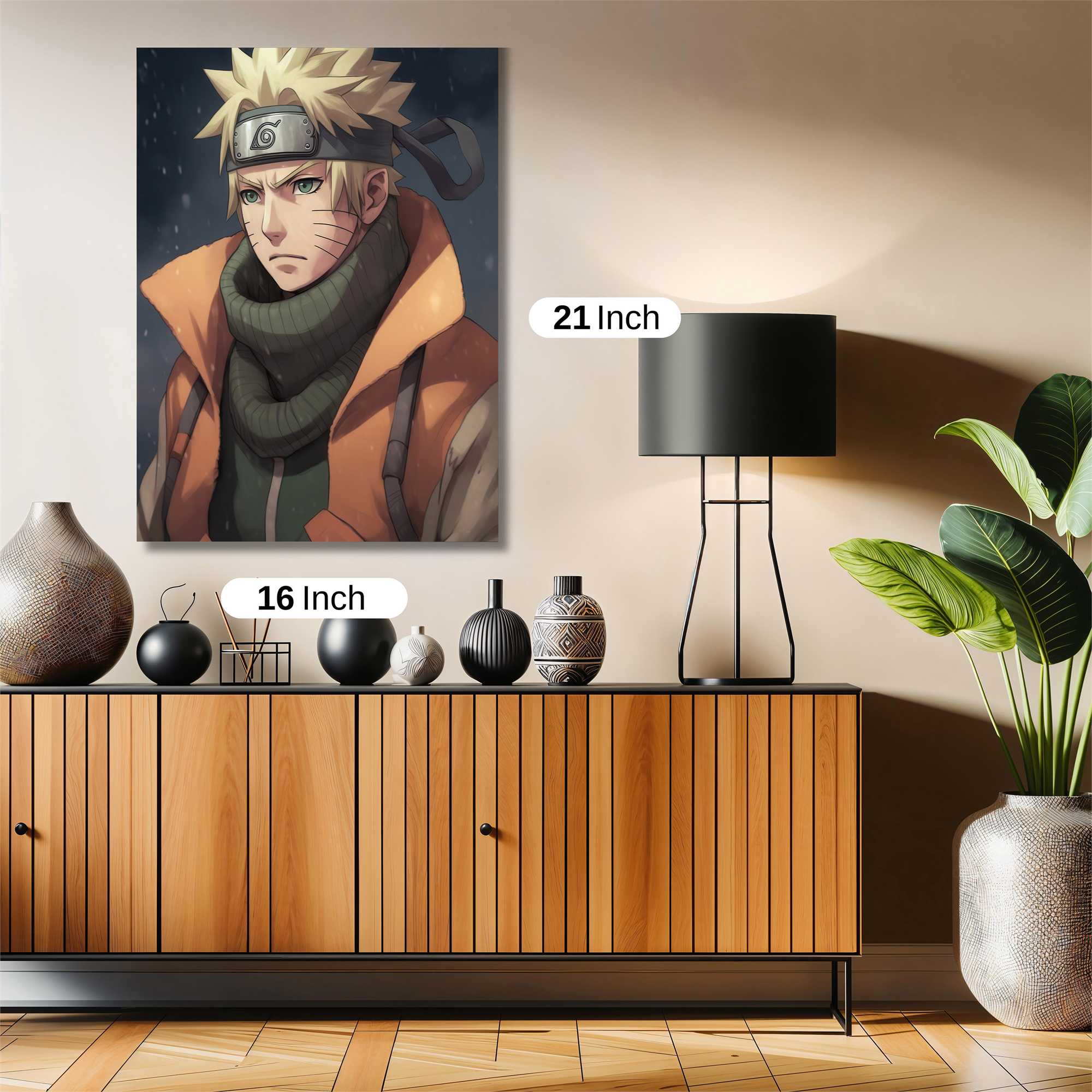Naruto Somber Safe Wall Magnetic / M
