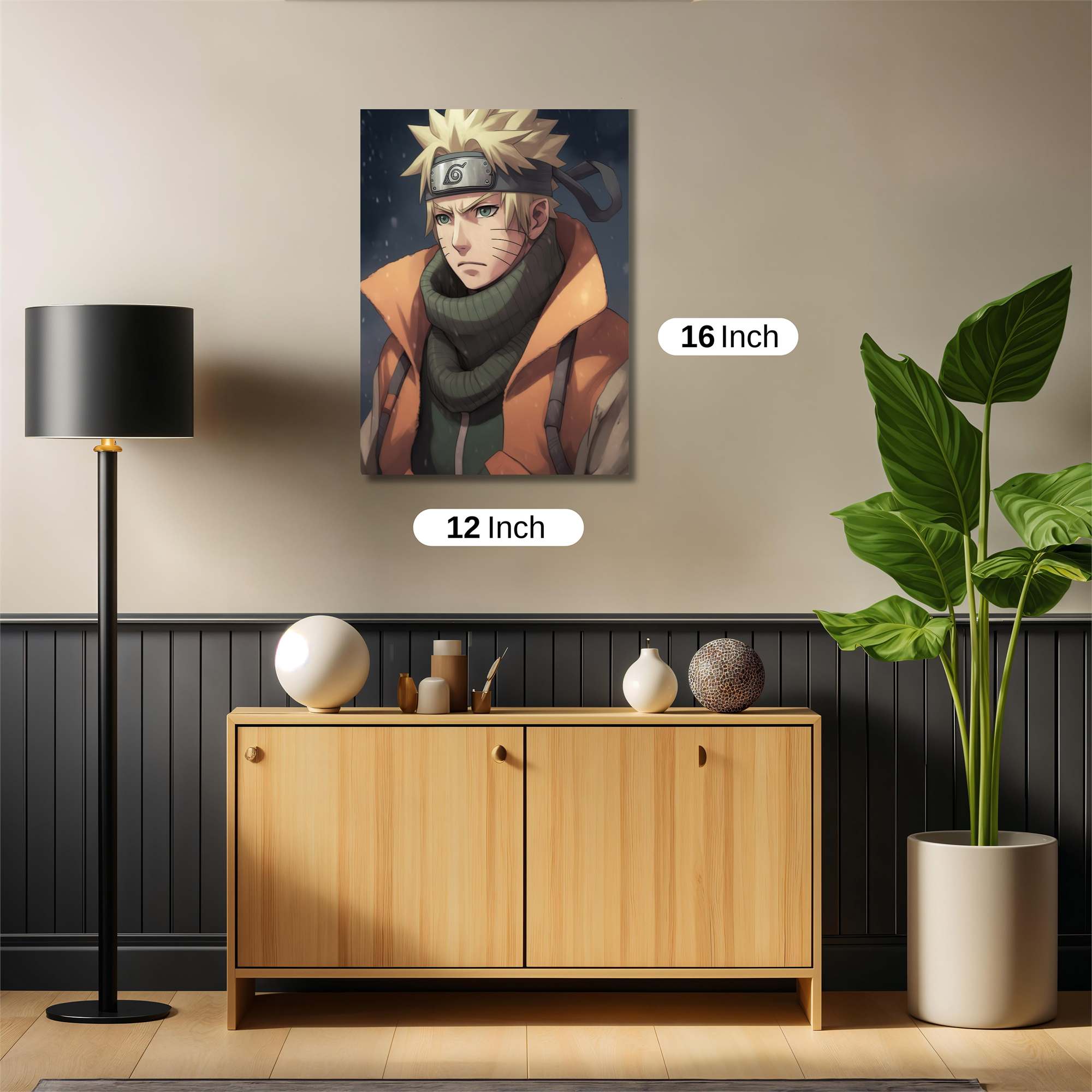 Naruto Somber Safe Wall Magnetic / M