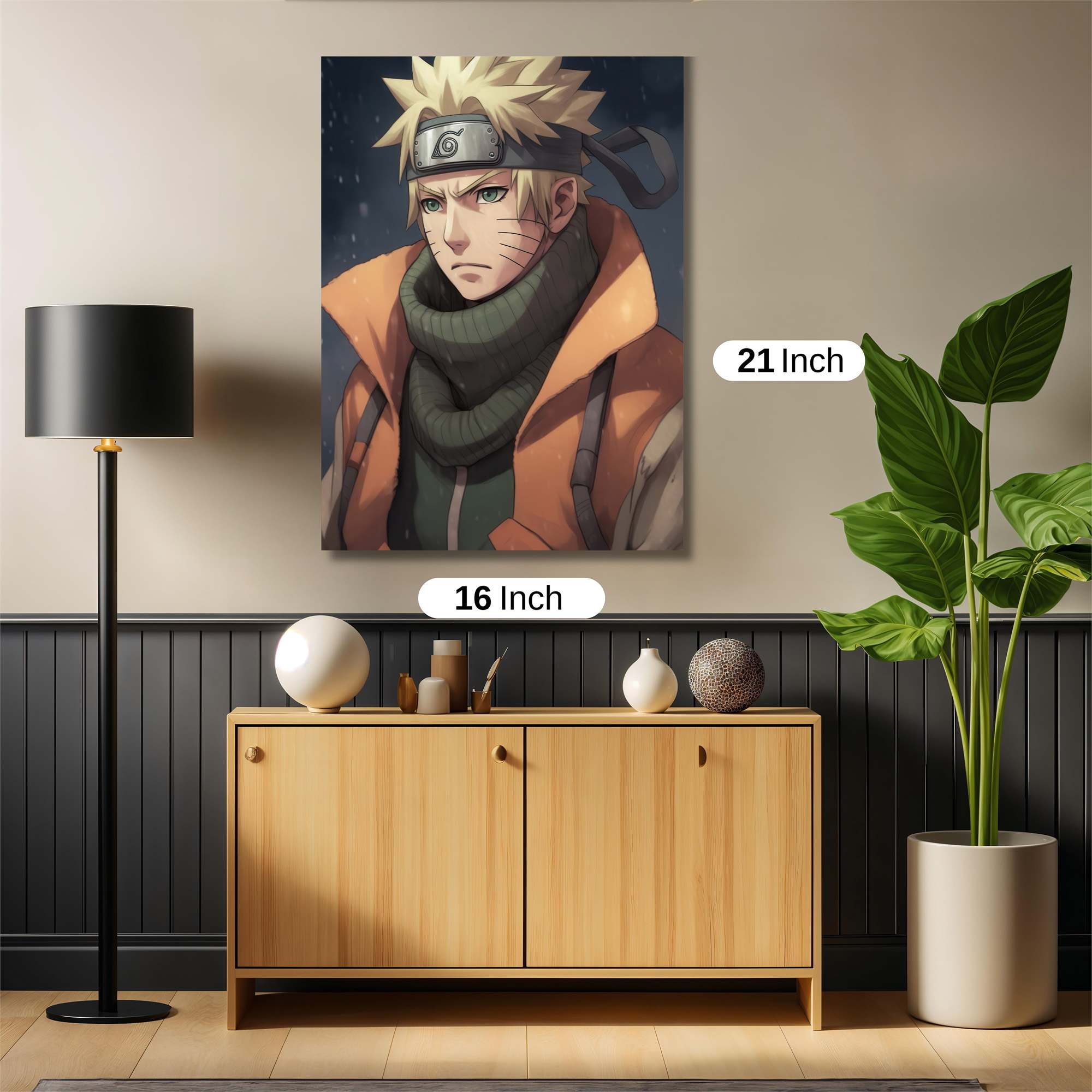 Naruto Somber Safe Wall Magnetic / M