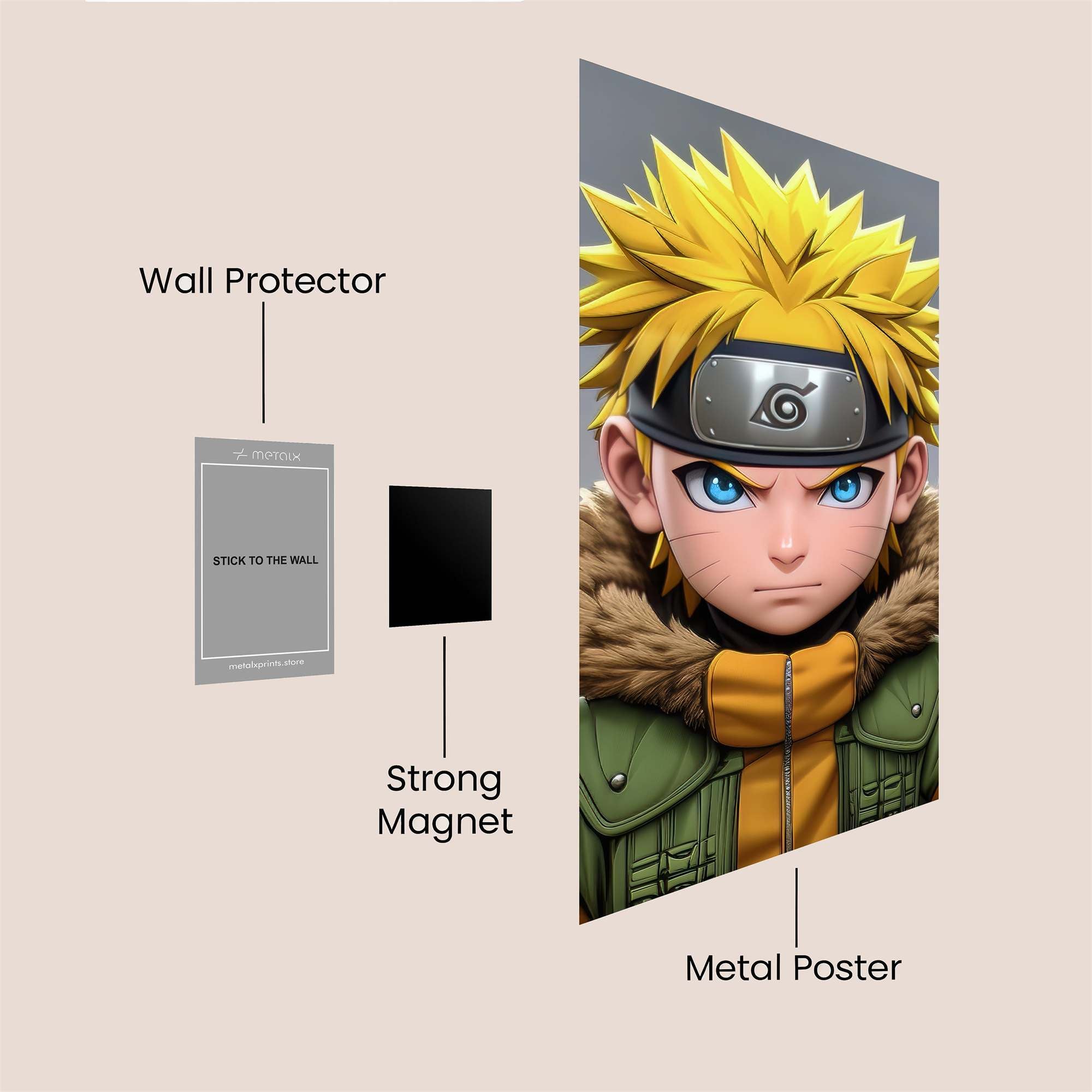 Naruto Intrepid Safe Wall Magnetic / M