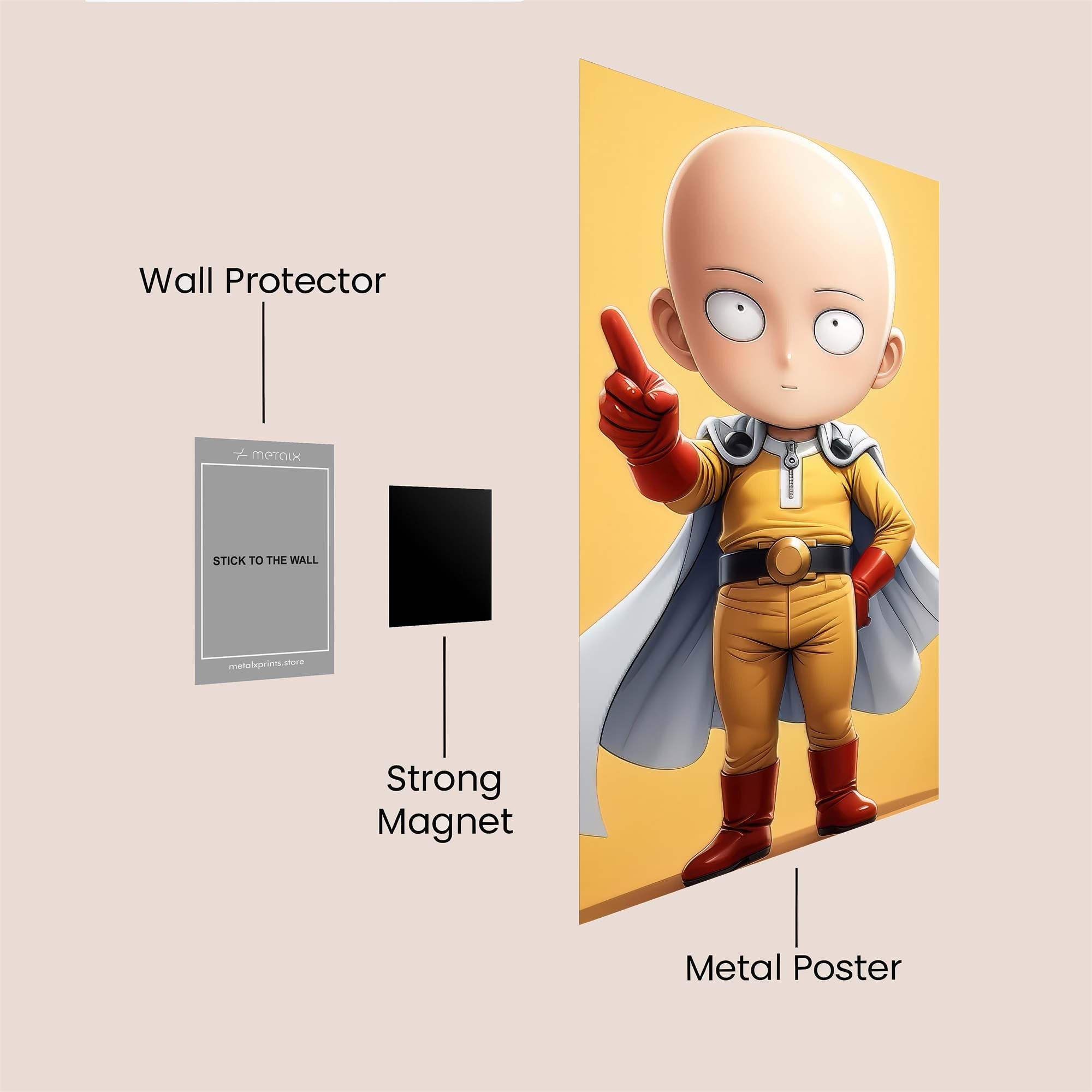 Saitama Serene Safe Wall Magnetic / M