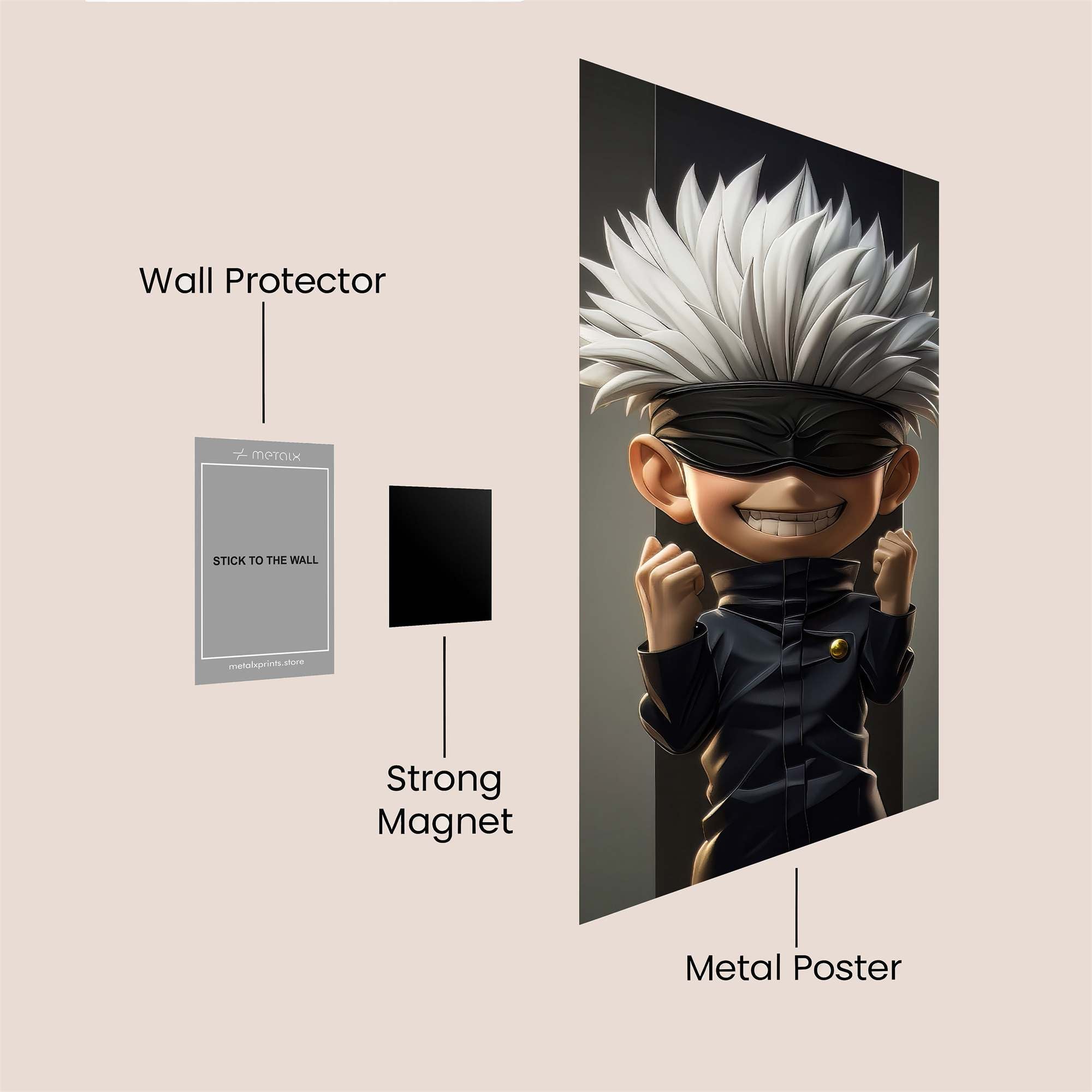 Satoru Cheerful Safe Wall Magnetic / M