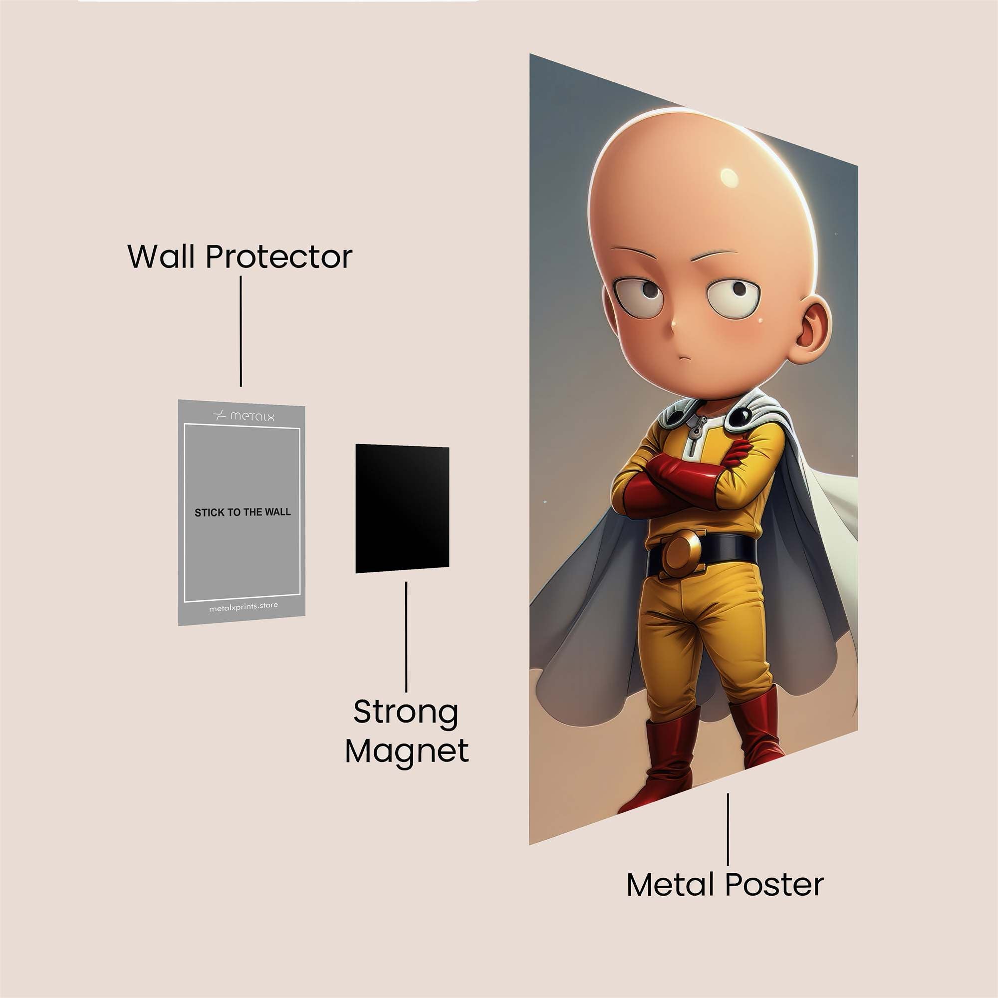 Saitama Serene Safe Wall Magnetic / M