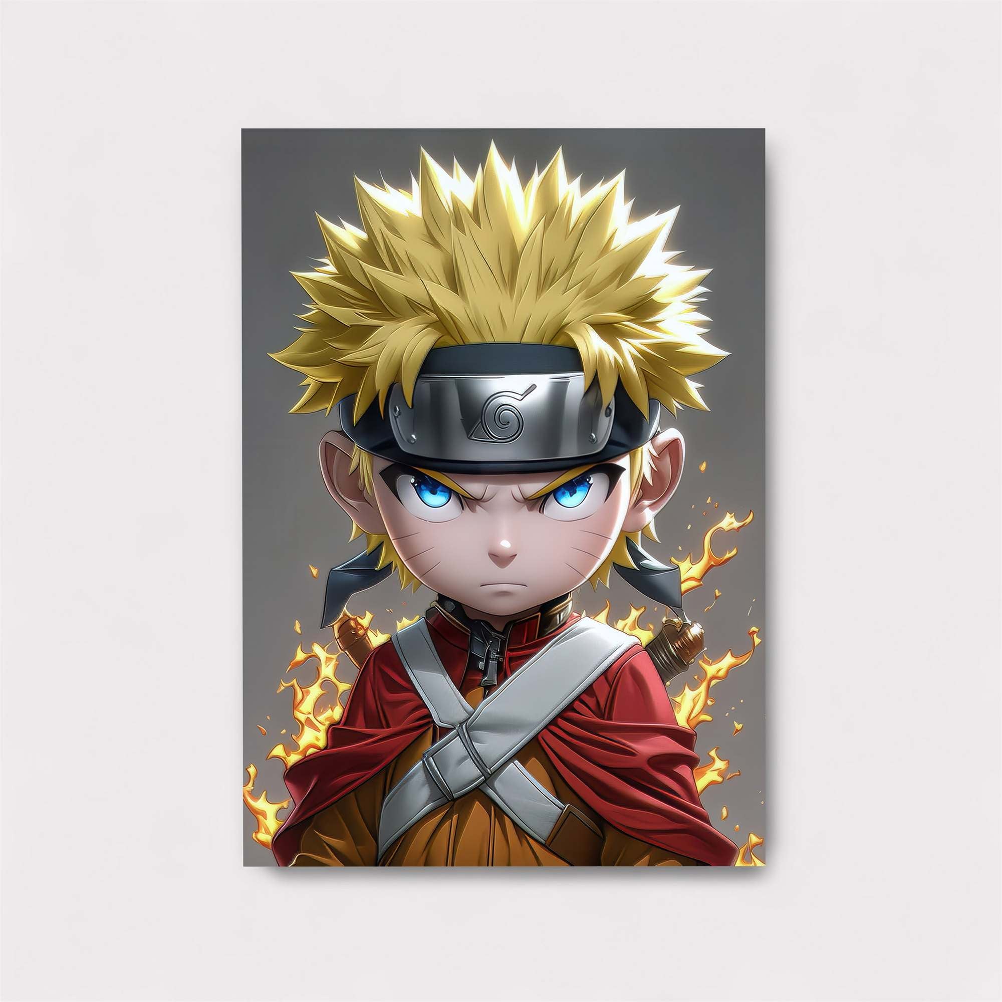 Naruto Fiery Safe Wall Magnetic / M