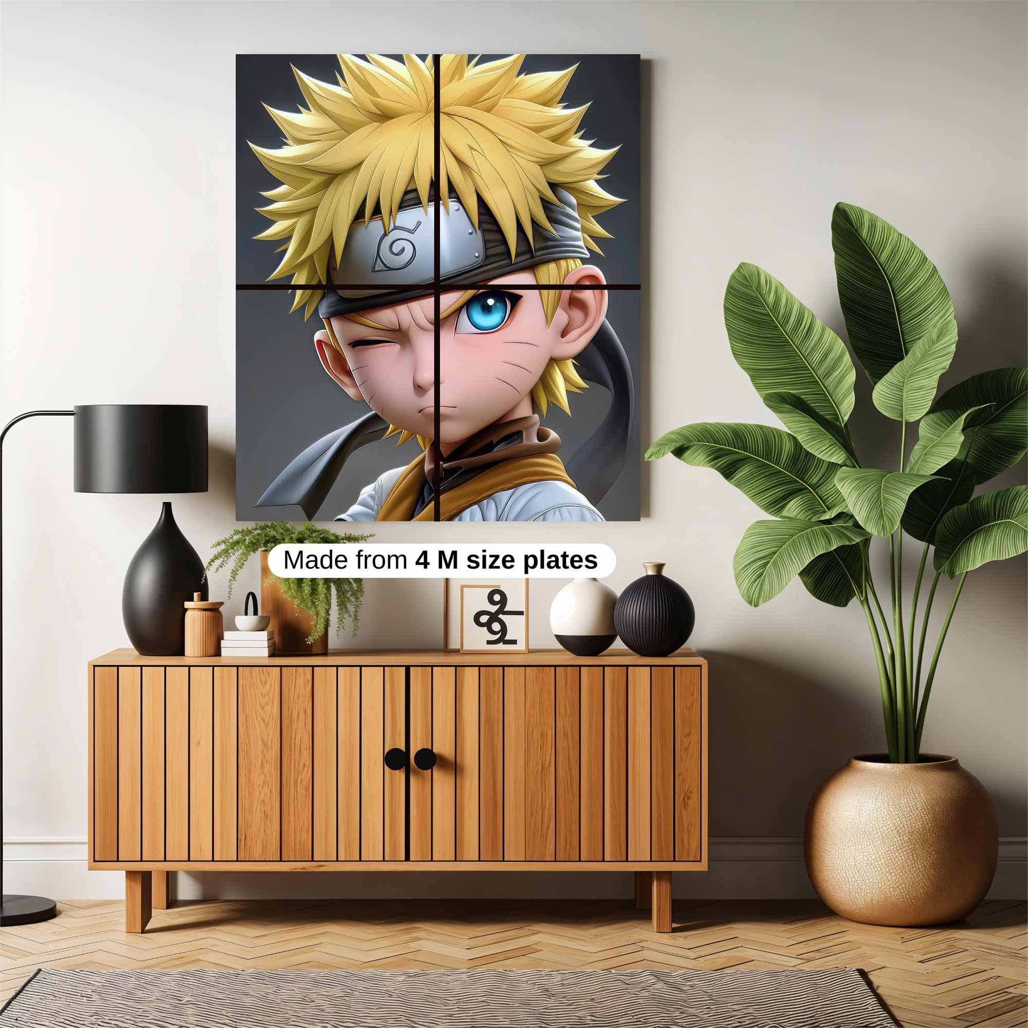 Naruto Spirited Safe Wall Magnetic / M