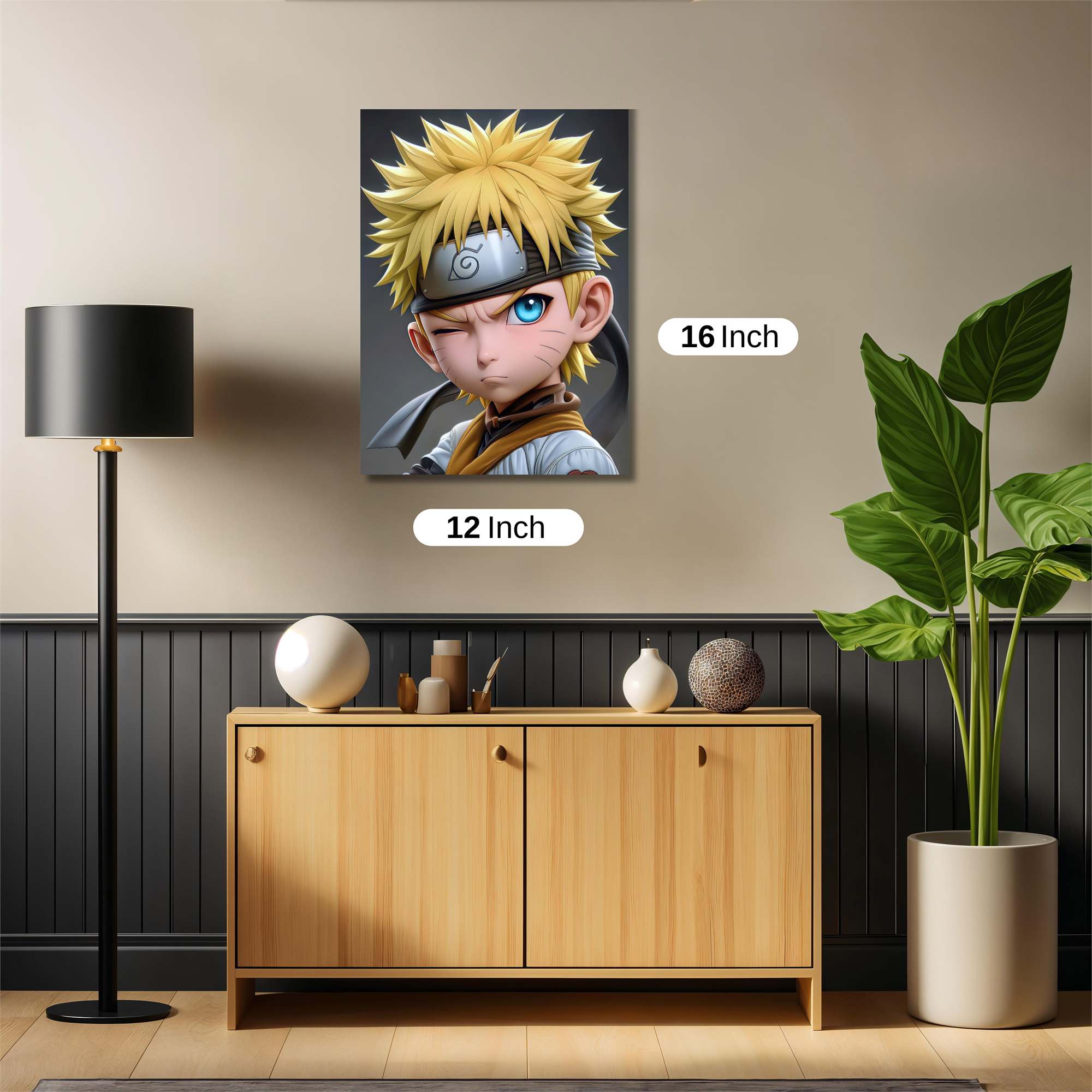 Naruto Spirited Safe Wall Magnetic / M