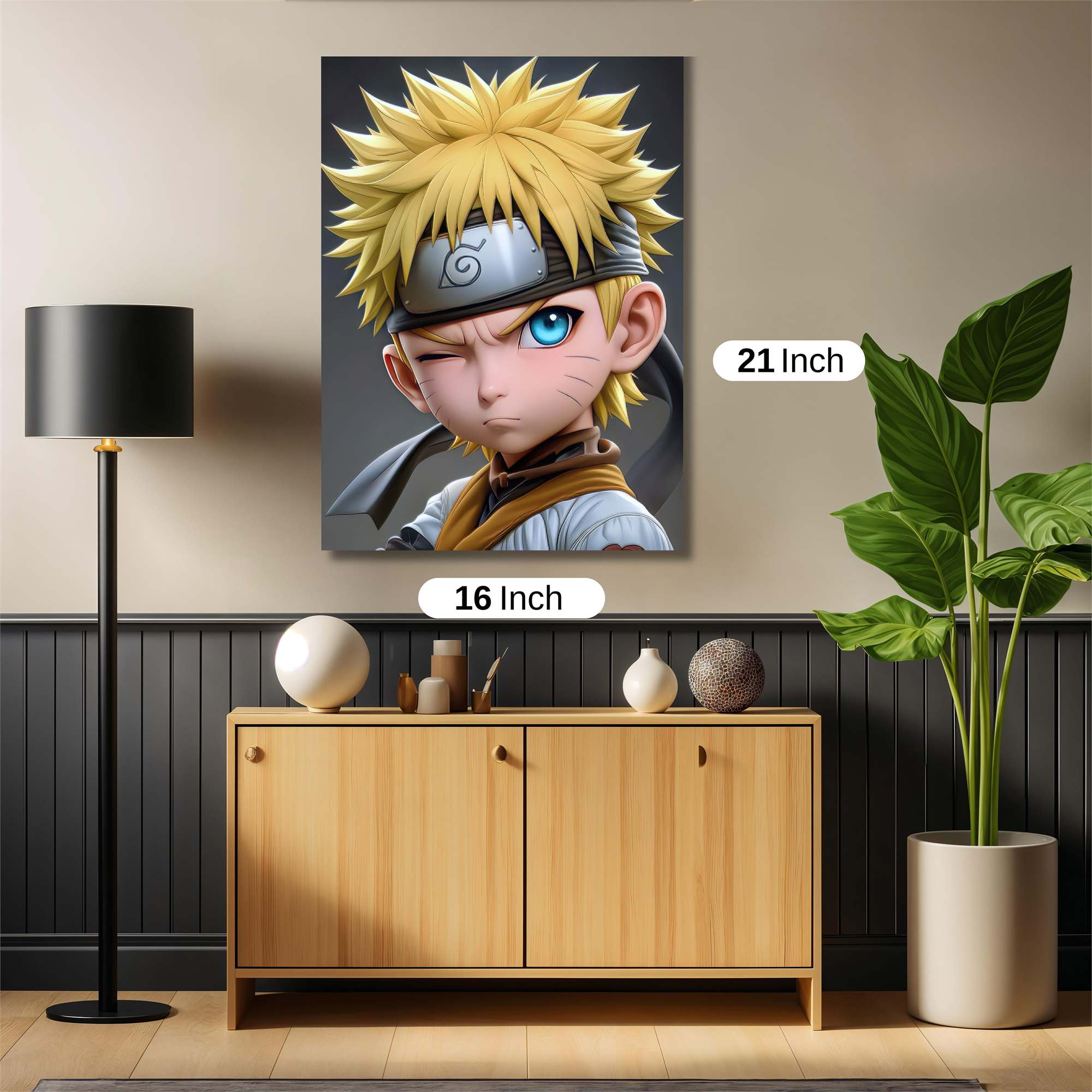 Naruto Spirited Safe Wall Magnetic / M